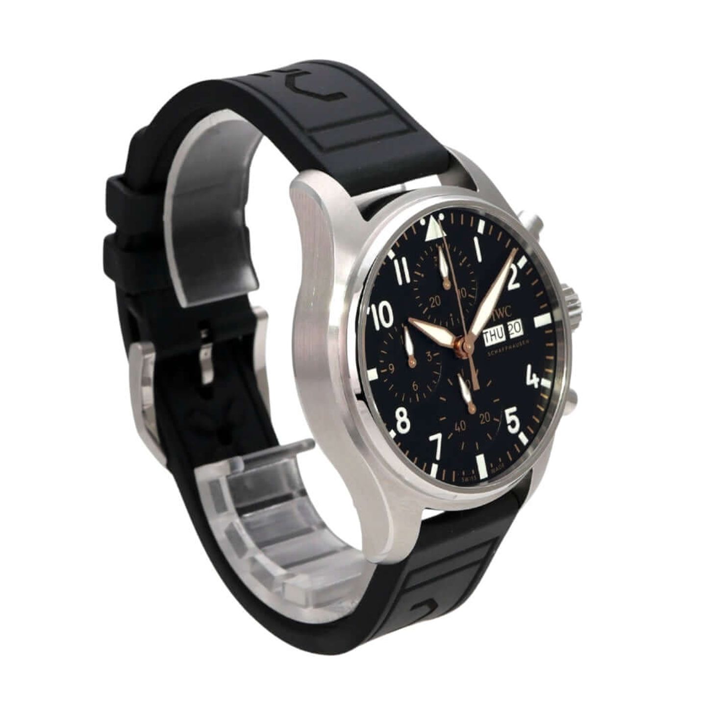IWC Pilot Chronograph IW388116 (2025) - Black dial 41 mm Steel case (4/8)