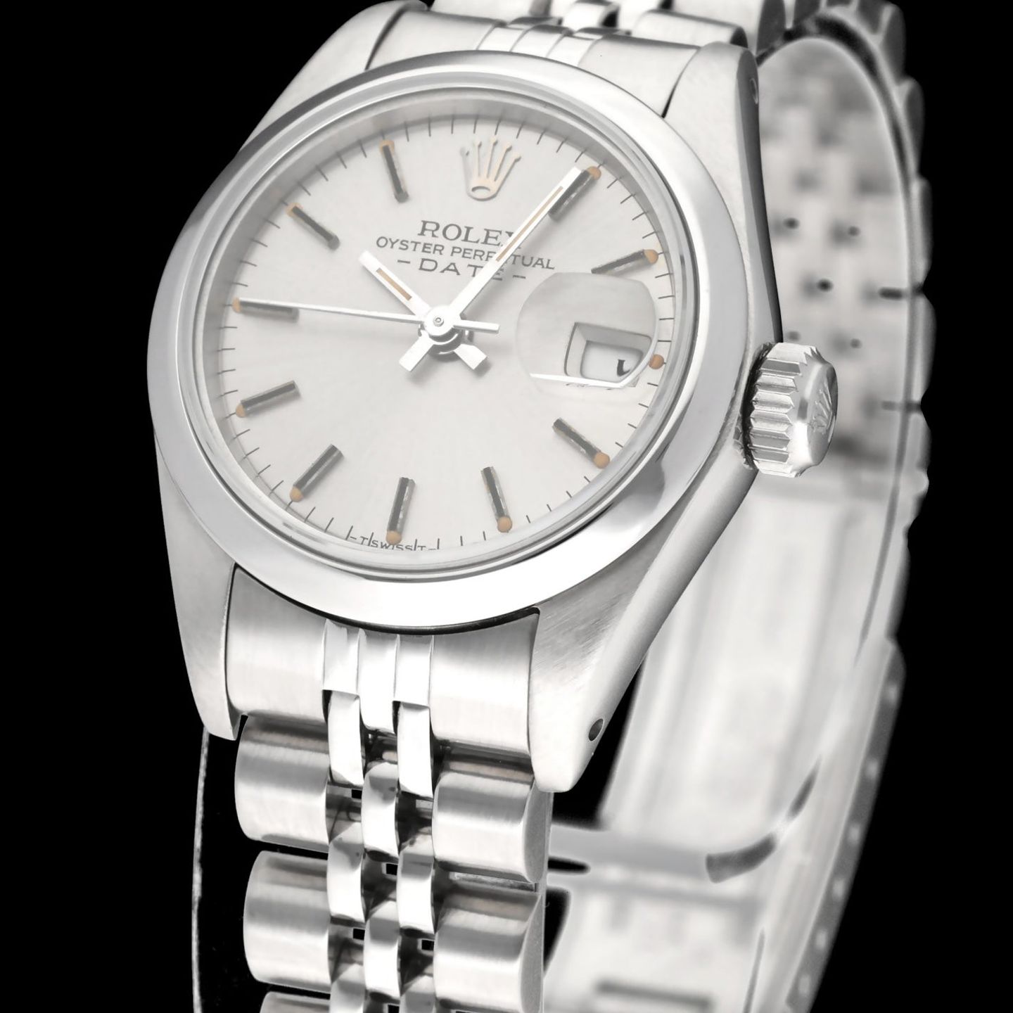 Rolex Oyster Perpetual Lady Date 69160 (1985) - 26 mm Steel case (6/7)