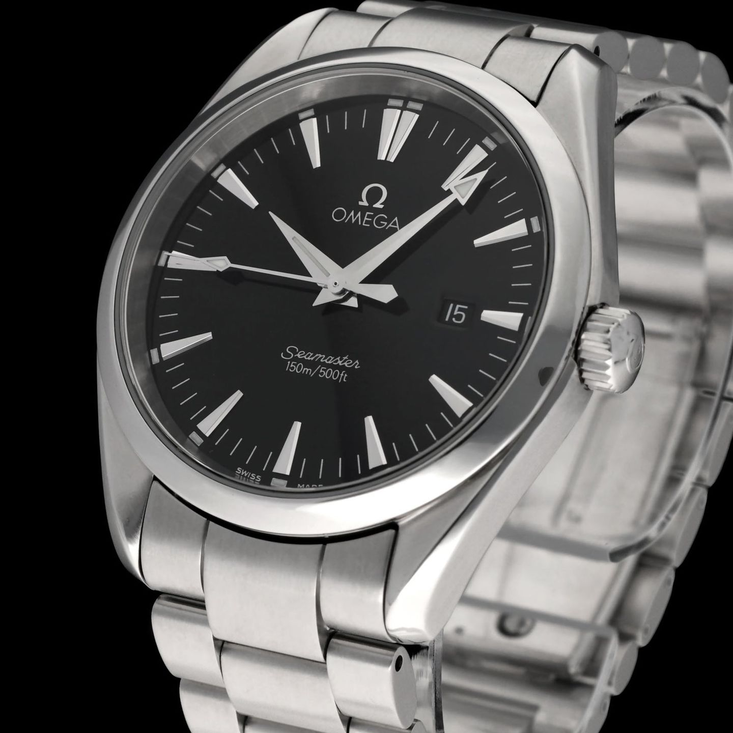 Omega Seamaster Aqua Terra 2517.50.00 (2008) - Zwart wijzerplaat 39mm Staal (7/8)