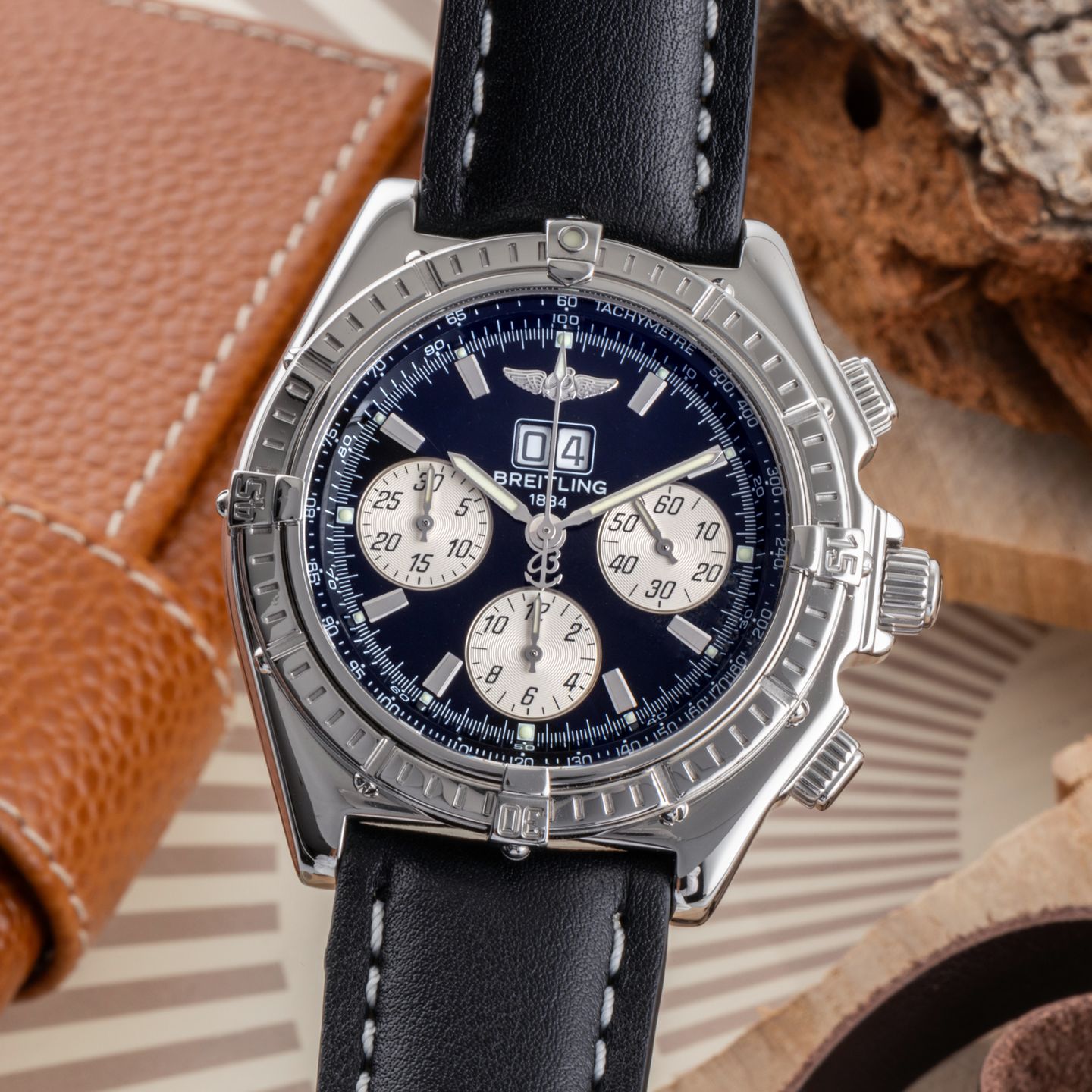 Breitling Crosswind Special A44355 (2000) - 44 mm Steel case (3/8)