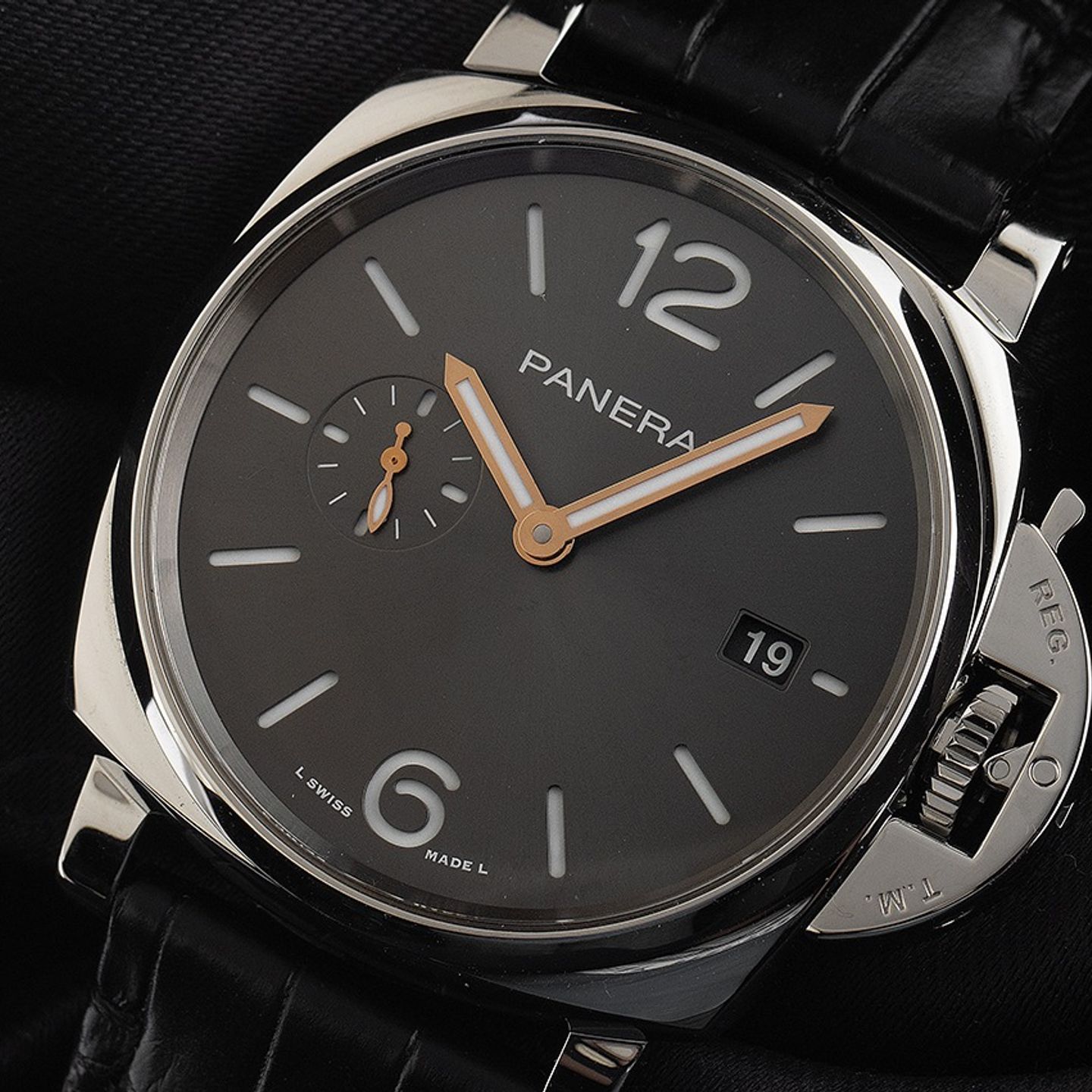 Panerai Luminor Due PAM01250 (2026) - Grijs wijzerplaat 42mm Staal (3/8)