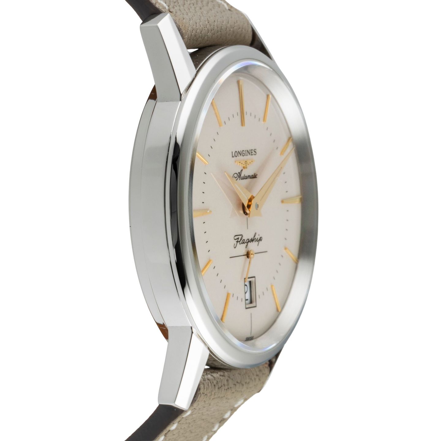 Longines Flagship L4.795.4.78.2 (Unknown (random serial)) - Silver dial 39 mm Steel case (7/8)