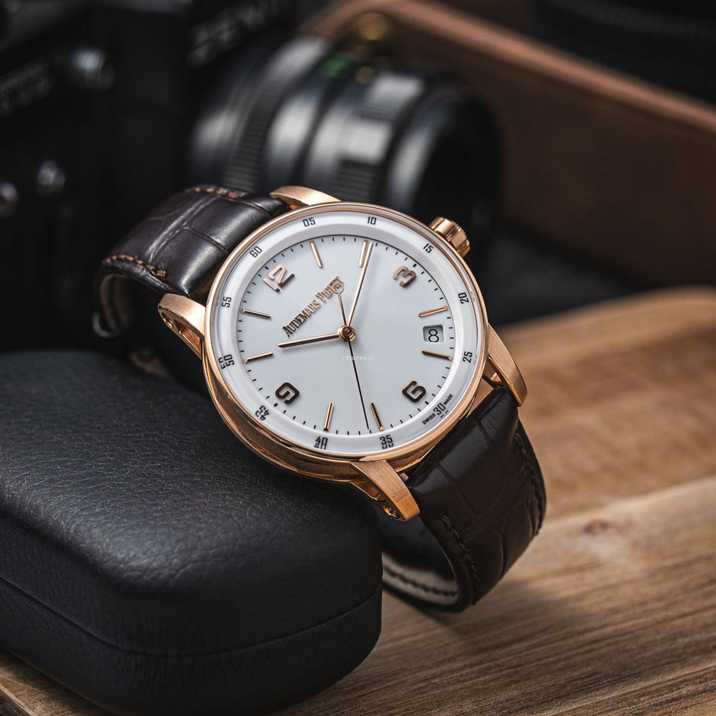 Audemars Piguet CODE 11.59 15210OR.OO.A099CR.01 (Onbekend (willekeurig serienummer)) - Wit wijzerplaat 41mm Roségoud (1/8)