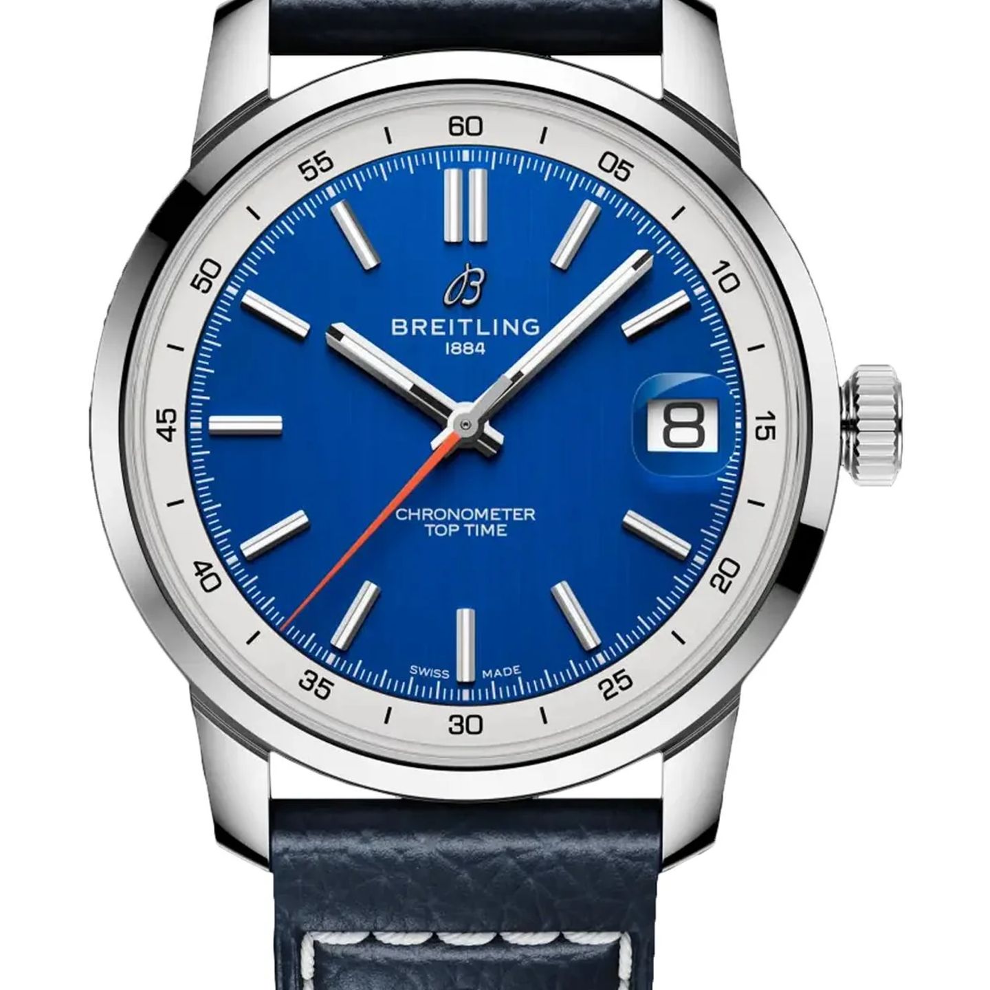 Breitling Top Time AB3113A71C1X1 (2026) - Blue dial 38 mm Steel case (1/1)