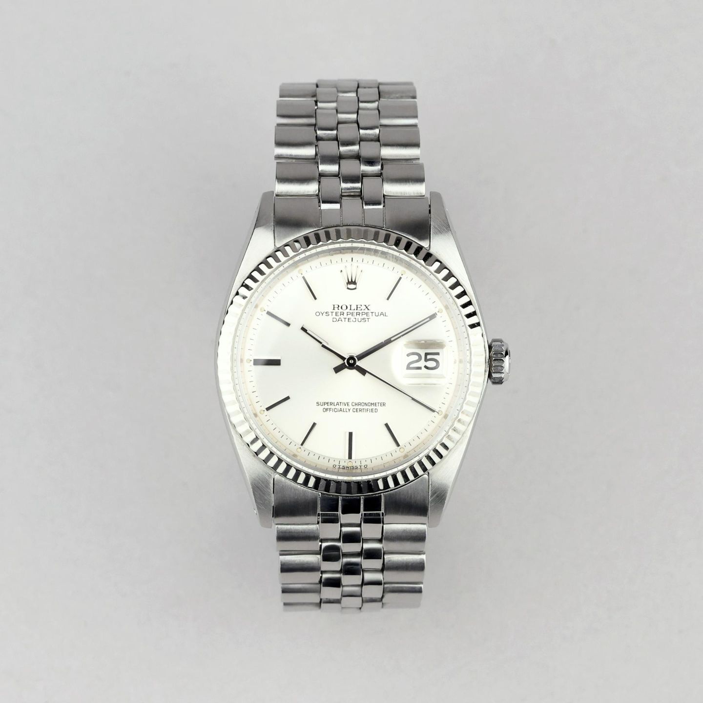 Rolex Datejust 36 16014 (1971) - Silver dial 36 mm Steel case (1/8)