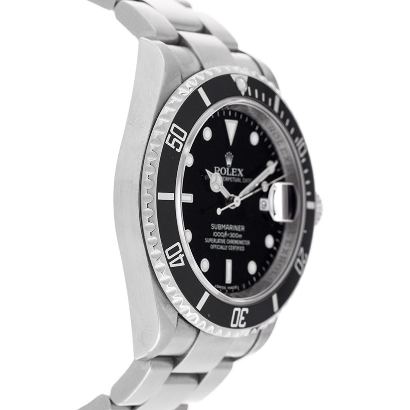 Rolex Submariner Date 16610 (2010) - Zwart wijzerplaat 40mm Staal (5/8)