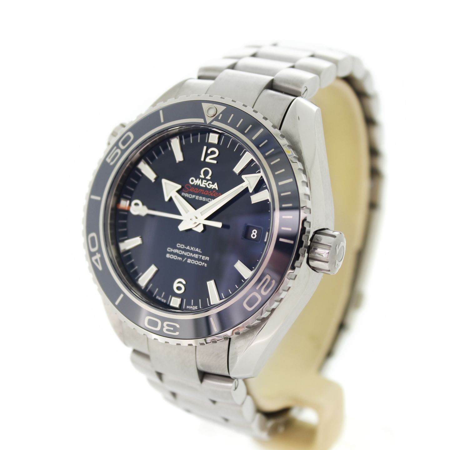 Omega Seamaster Planet Ocean 232.90.46.21.03.001 (2023) - Blue dial 46 mm Titanium case (4/7)