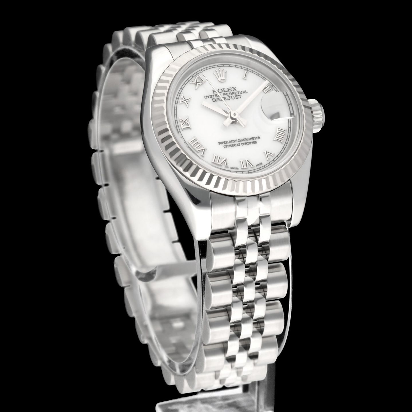 Rolex Lady-Datejust 179174 (2006) - White dial 26 mm Steel case (4/8)