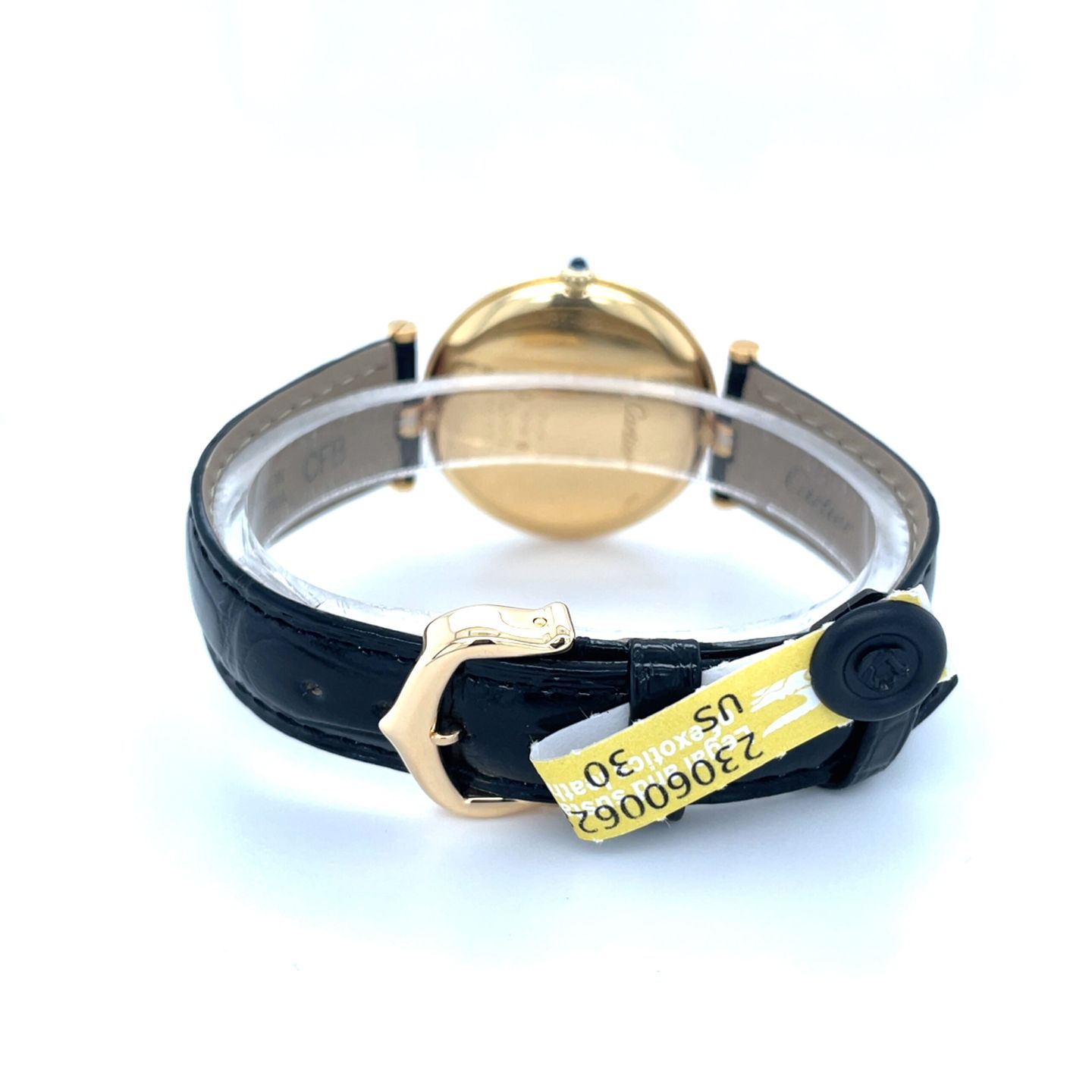 Cartier Vendome 81003 (Onbekend (willekeurig serienummer)) - Wit wijzerplaat 30mm Geelgoud (6/8)