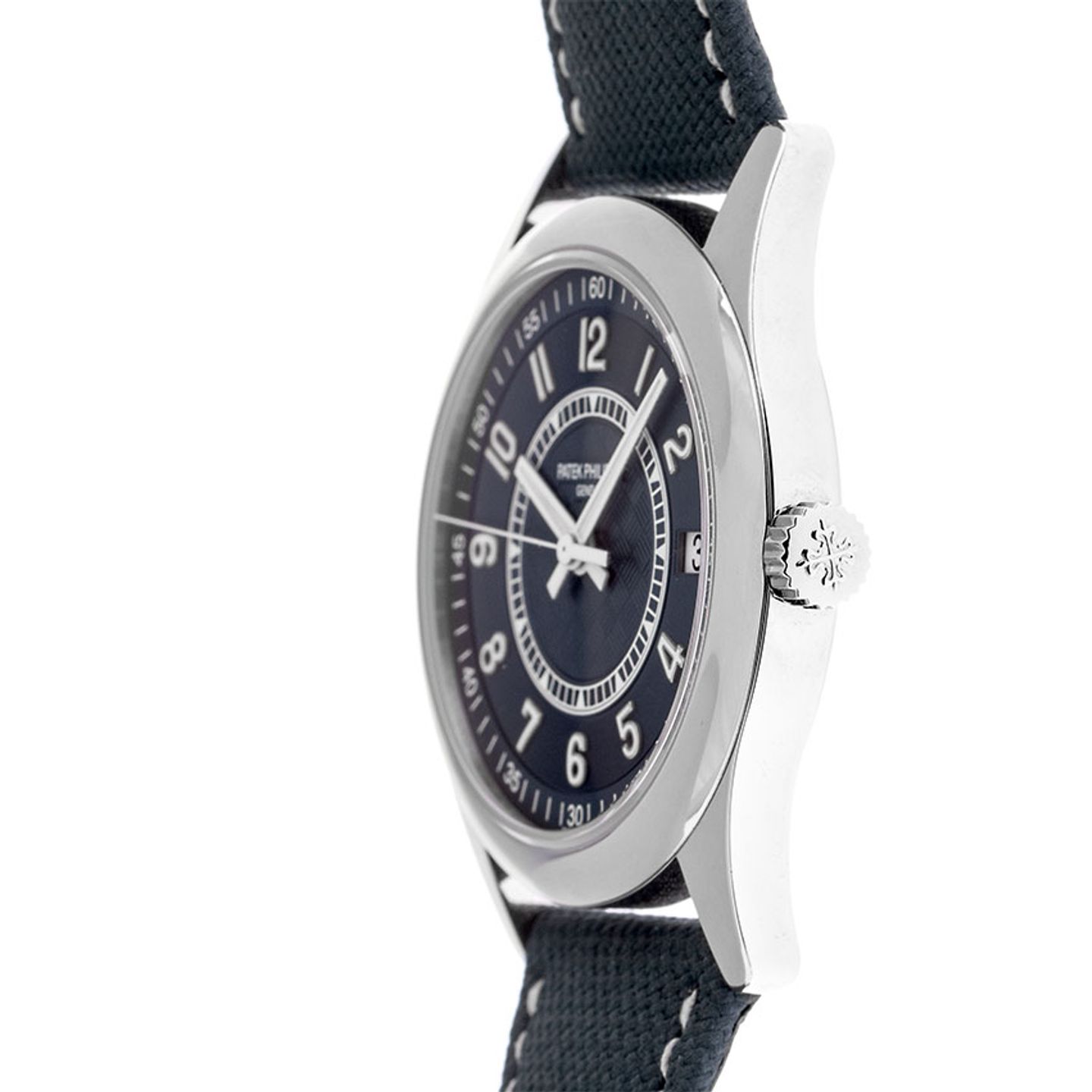 Patek Philippe Calatrava 6007A-001 (2020) - Blue dial 40 mm Steel case (4/7)