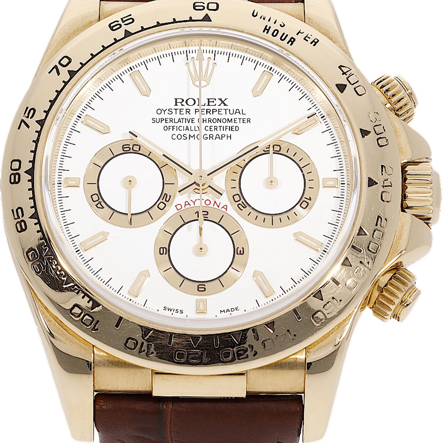 Rolex Daytona 16518 (Unknown (random serial)) - 40 mm Yellow Gold case (2/5)