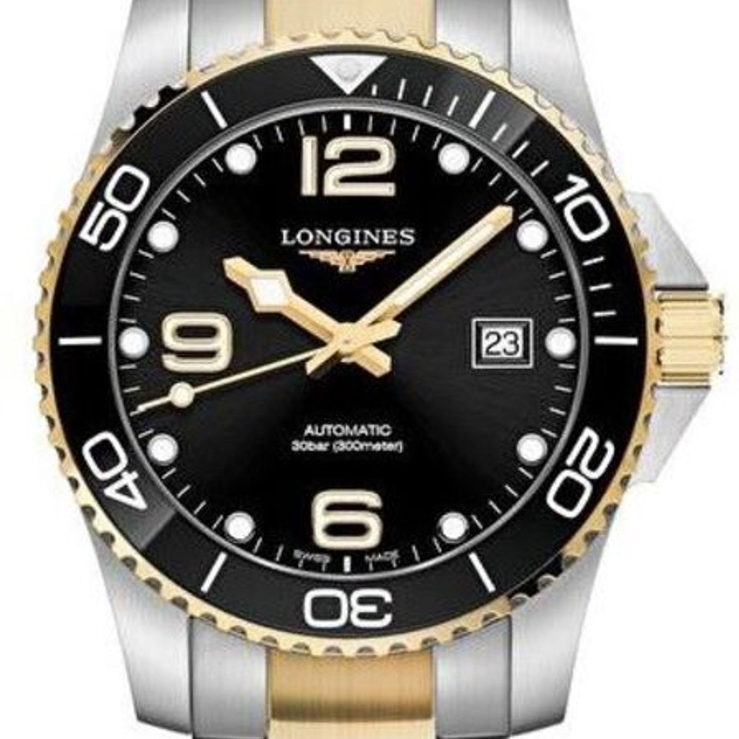 Longines HydroConquest L3.781.3.56.7 (2026) - Black dial 41 mm Steel case (1/1)