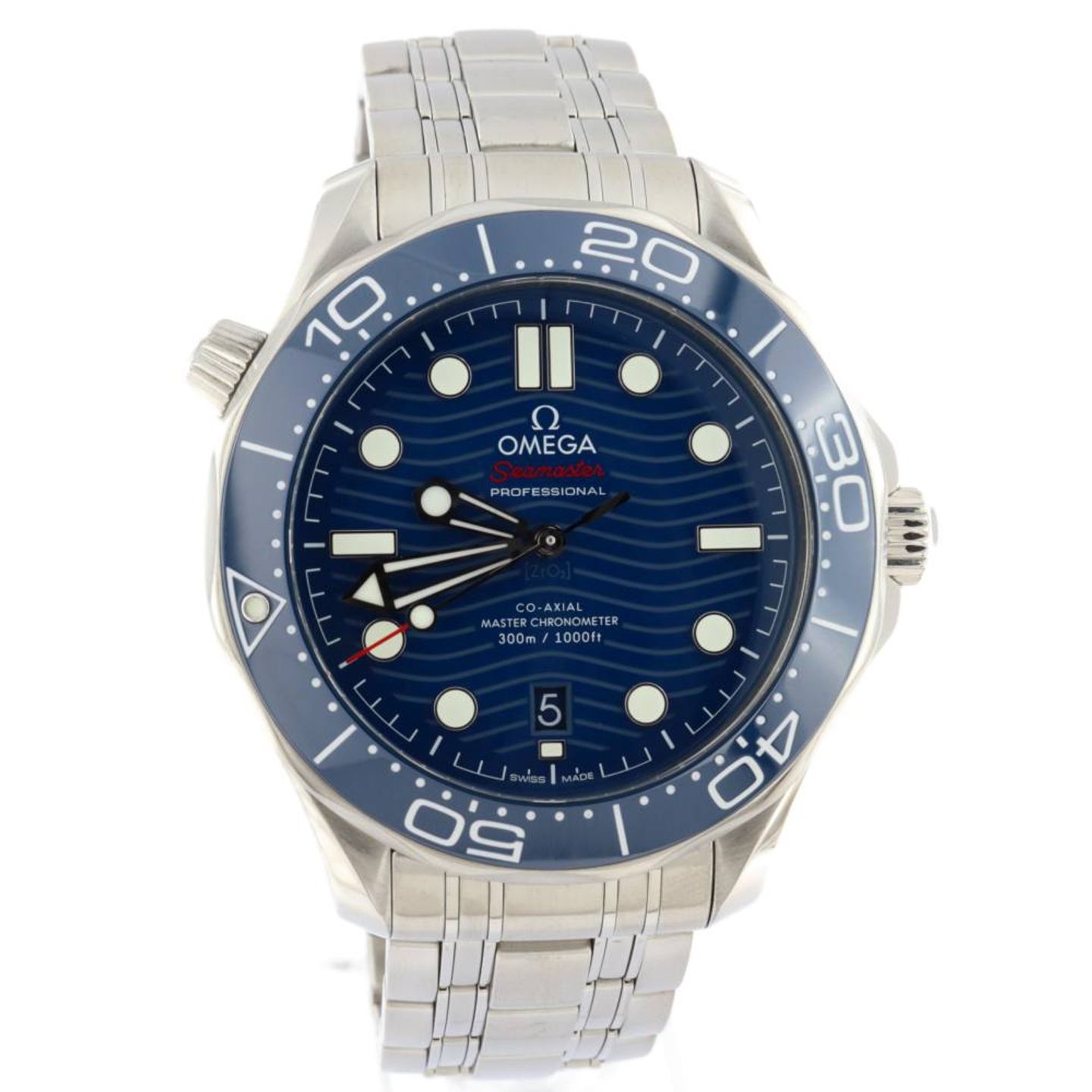 Omega Seamaster Diver 300 M 210.30.42.20.03.001 (2020) - Blue dial 42 mm Steel case (1/8)