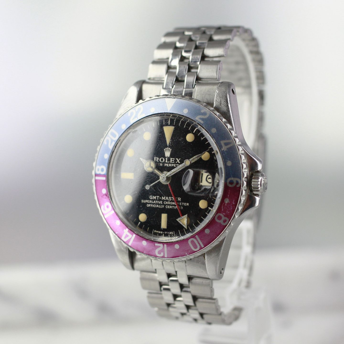 Rolex GMT-Master 1675 (1964) - Black dial 40 mm Steel case (1/8)