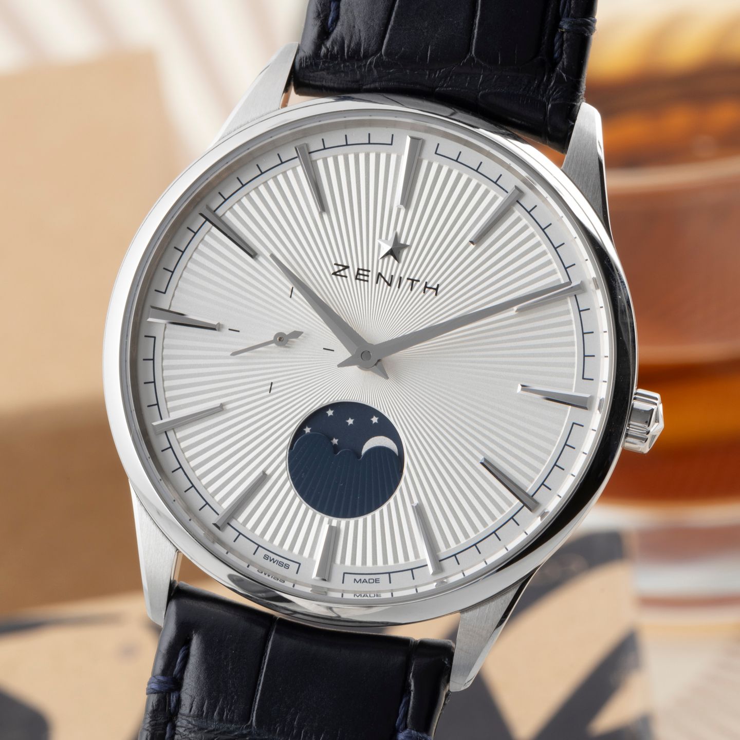 Zenith Elite 03.3100.692/01.C922 (Onbekend (willekeurig serienummer)) - Zilver wijzerplaat 40mm Staal (3/8)