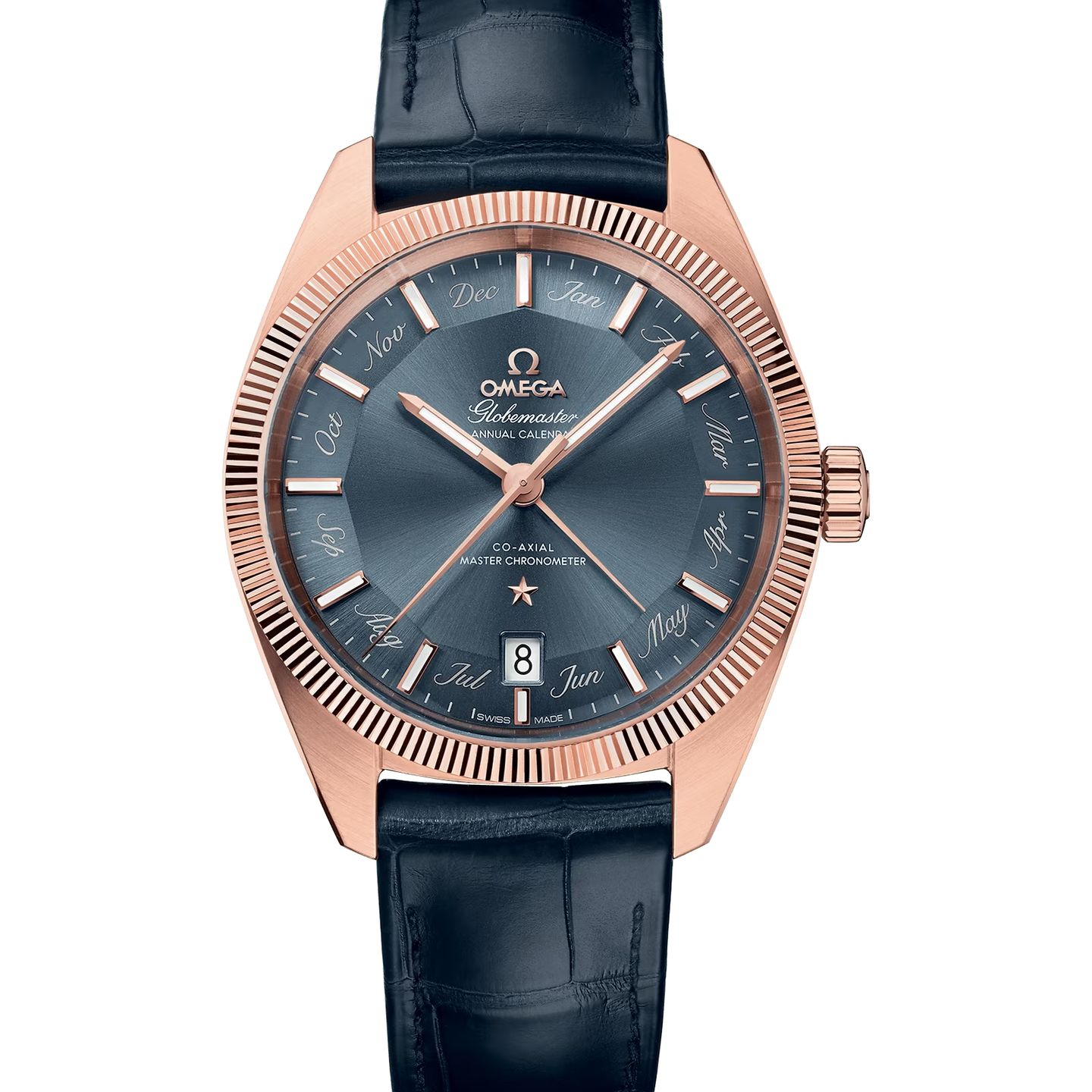 Omega Globemaster 130.53.41.22.03.001 (2024) - Blue dial 41 mm Rose Gold case (1/1)