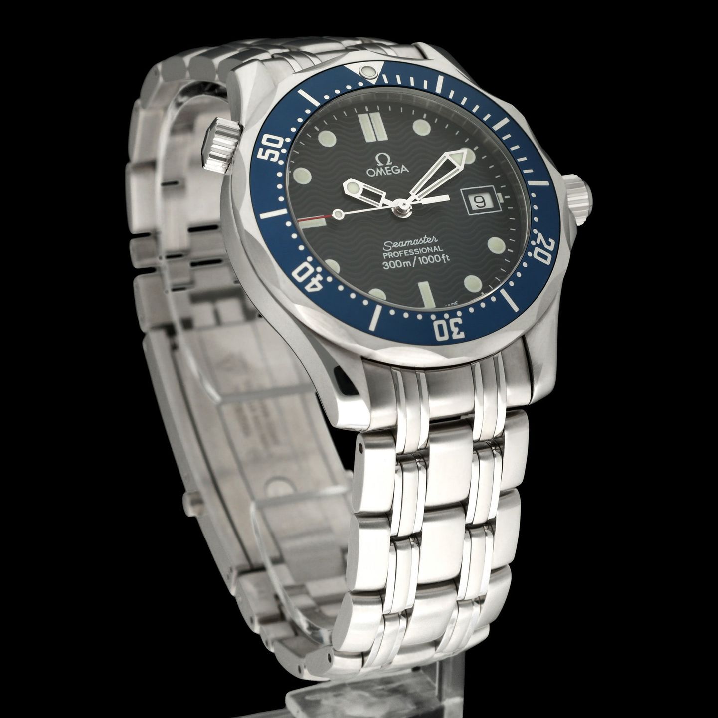 Omega Seamaster Diver 300 M 2561.80.00 (2010) - Blue dial 36 mm Steel case (4/8)