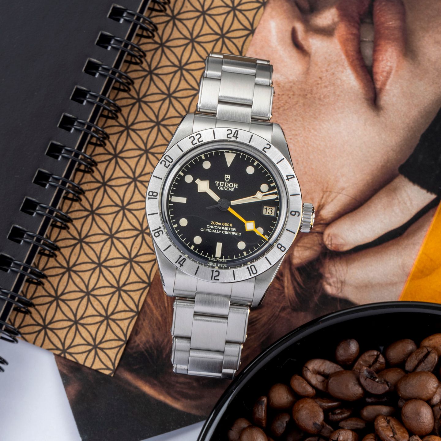 Tudor Black Bay 79470 (Onbekend (willekeurig serienummer)) - Zwart wijzerplaat 39mm Staal (1/8)