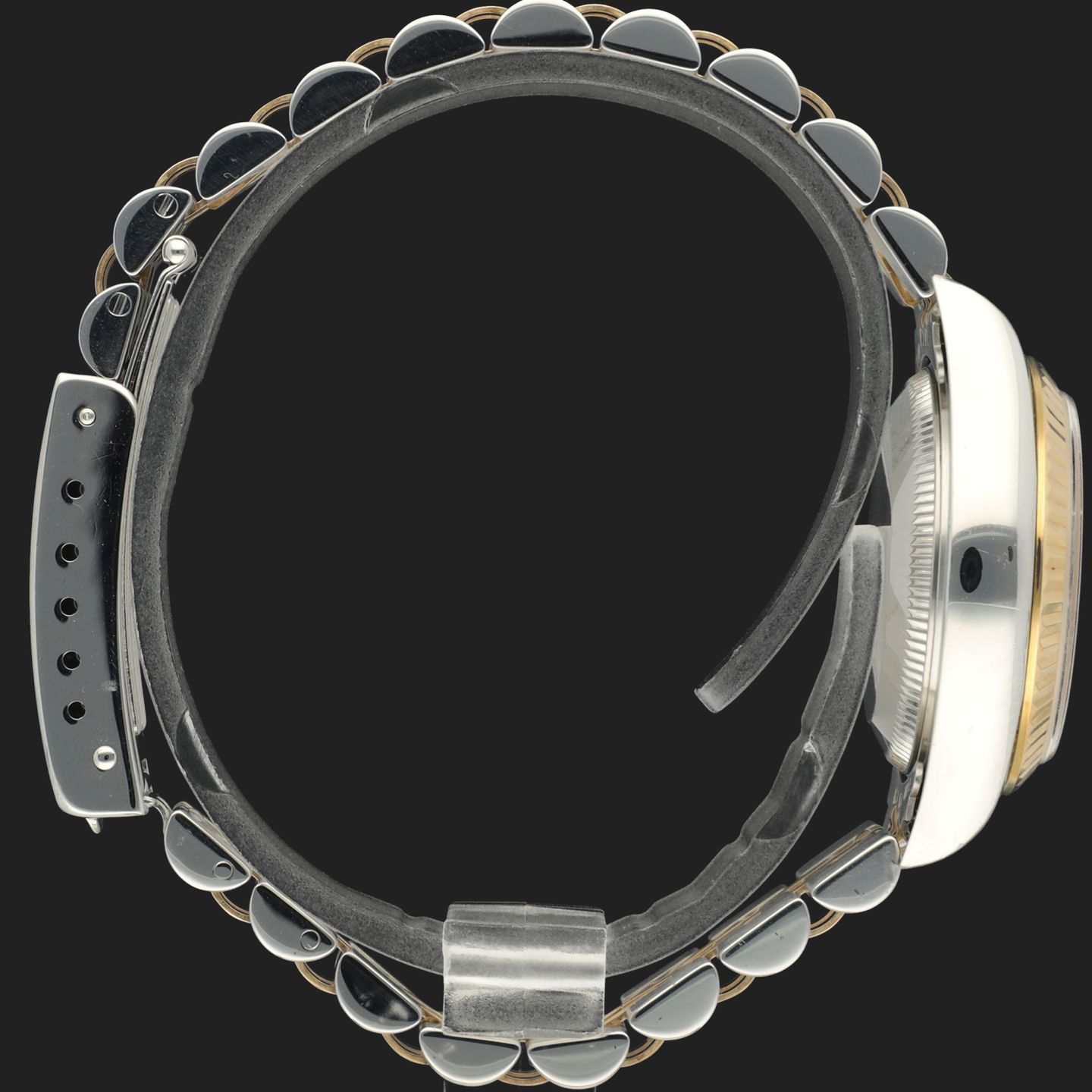 Rolex Lady-Datejust 79173 (2001) - Champagne dial 26 mm Gold/Steel case (5/8)