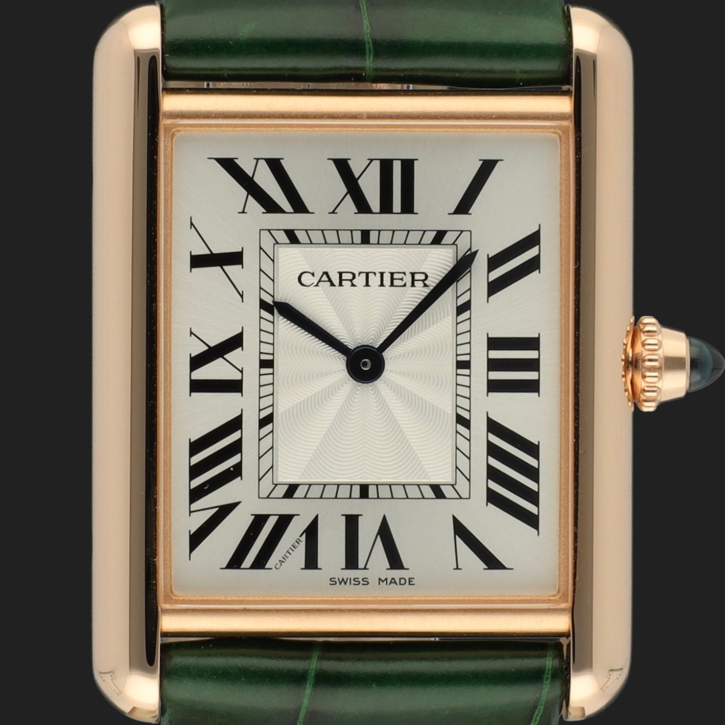 Cartier Tank Louis Cartier WGTA0011 (2025) - Silver dial 34 mm Rose Gold case (2/8)