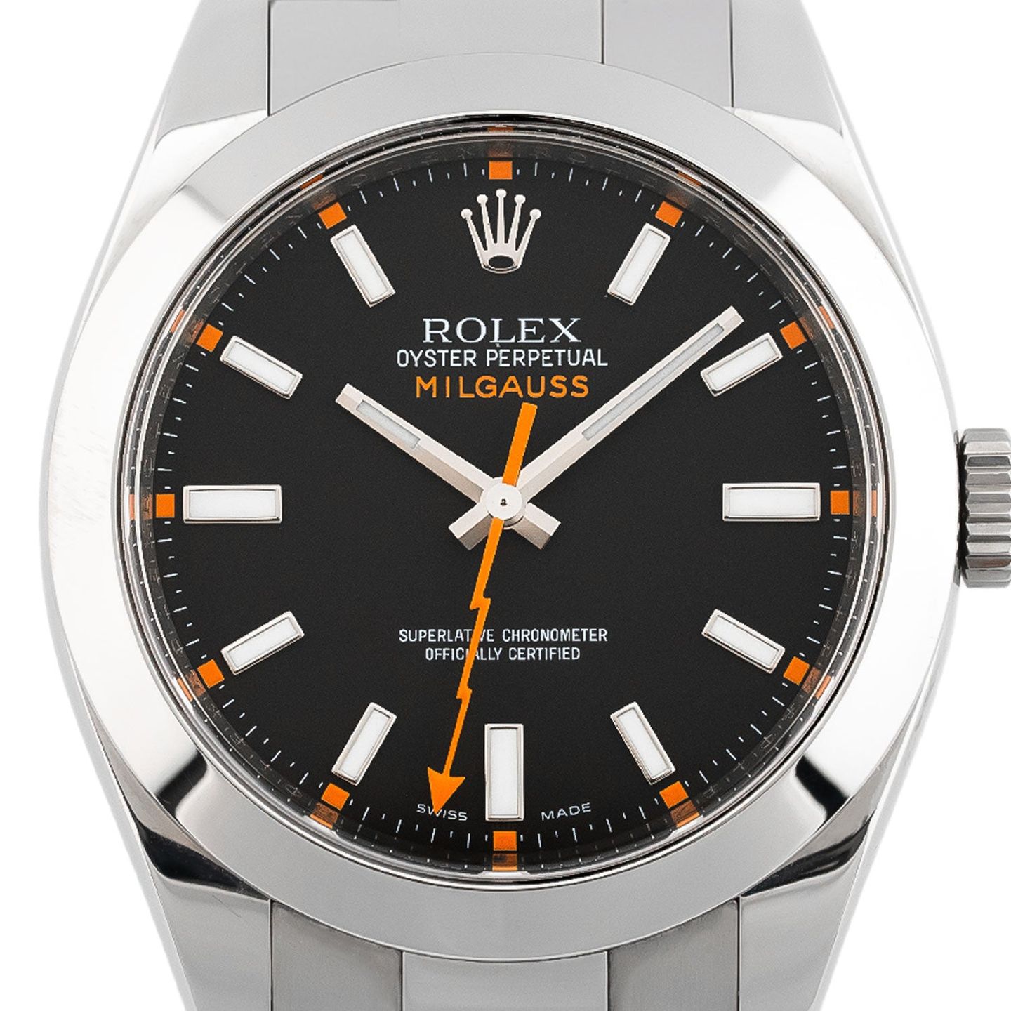 Rolex Milgauss 116400 (2009) - 40mm Staal (2/5)