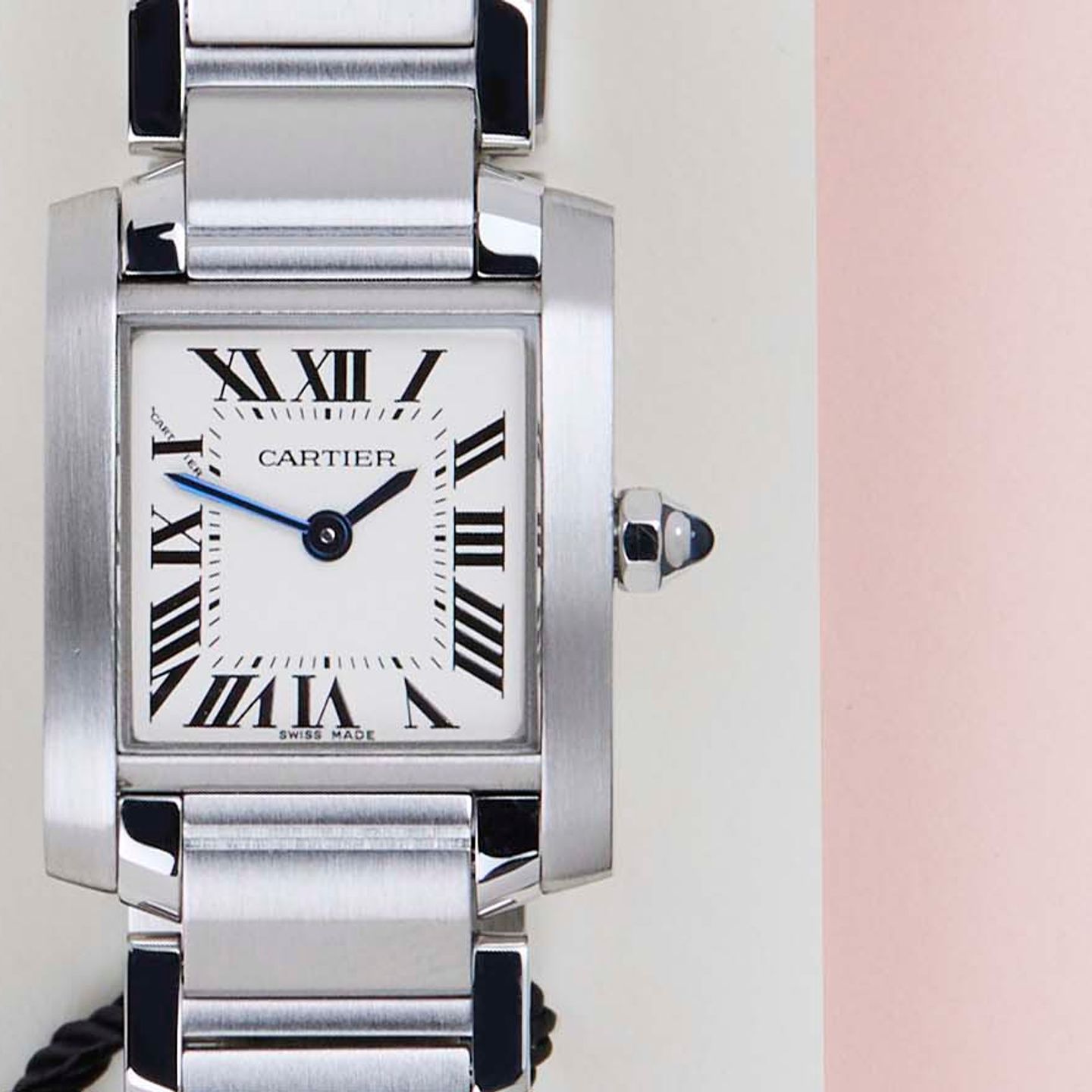 Cartier Tank Française SM W51008Q3 (2012) - 20 mm Steel case (5/8)