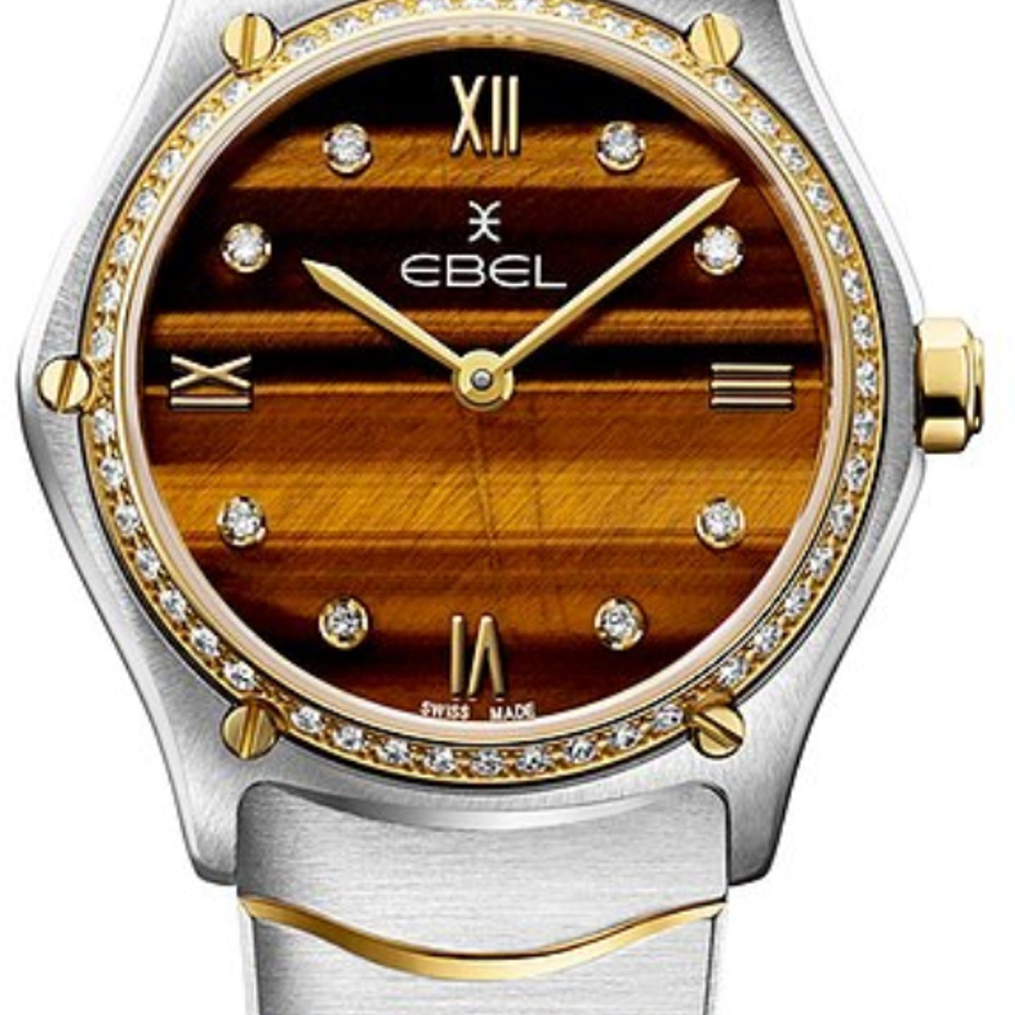 Ebel Sport 1216560 (2024) - Brown dial 30 mm Gold/Steel case (1/1)