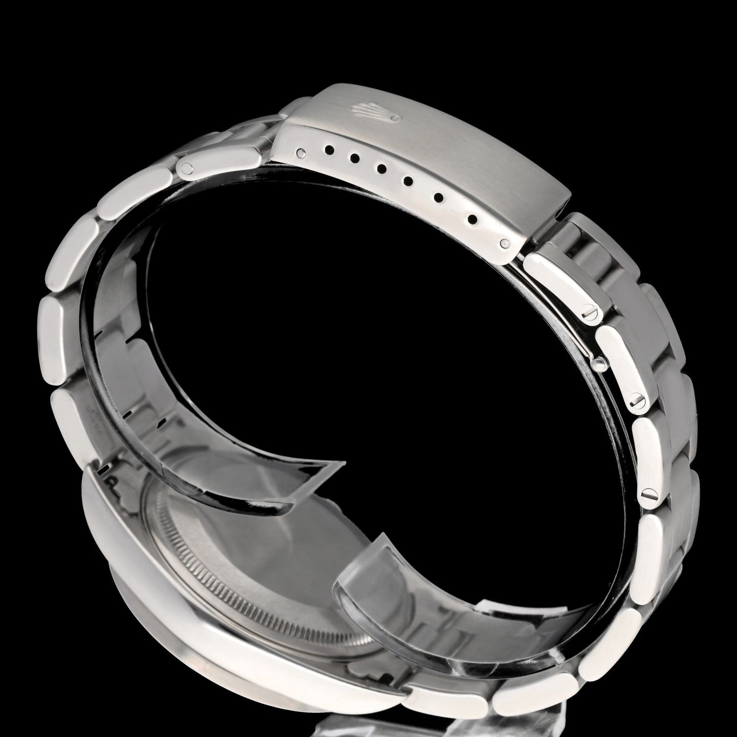 Rolex Air-King 14010 (2000) - Pink dial 34 mm Steel case (8/8)