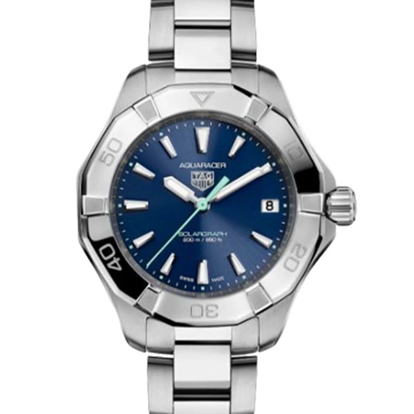 TAG Heuer Aquaracer WBP1311.BA0005 (2024) - Blauw wijzerplaat 34mm Staal (1/2)