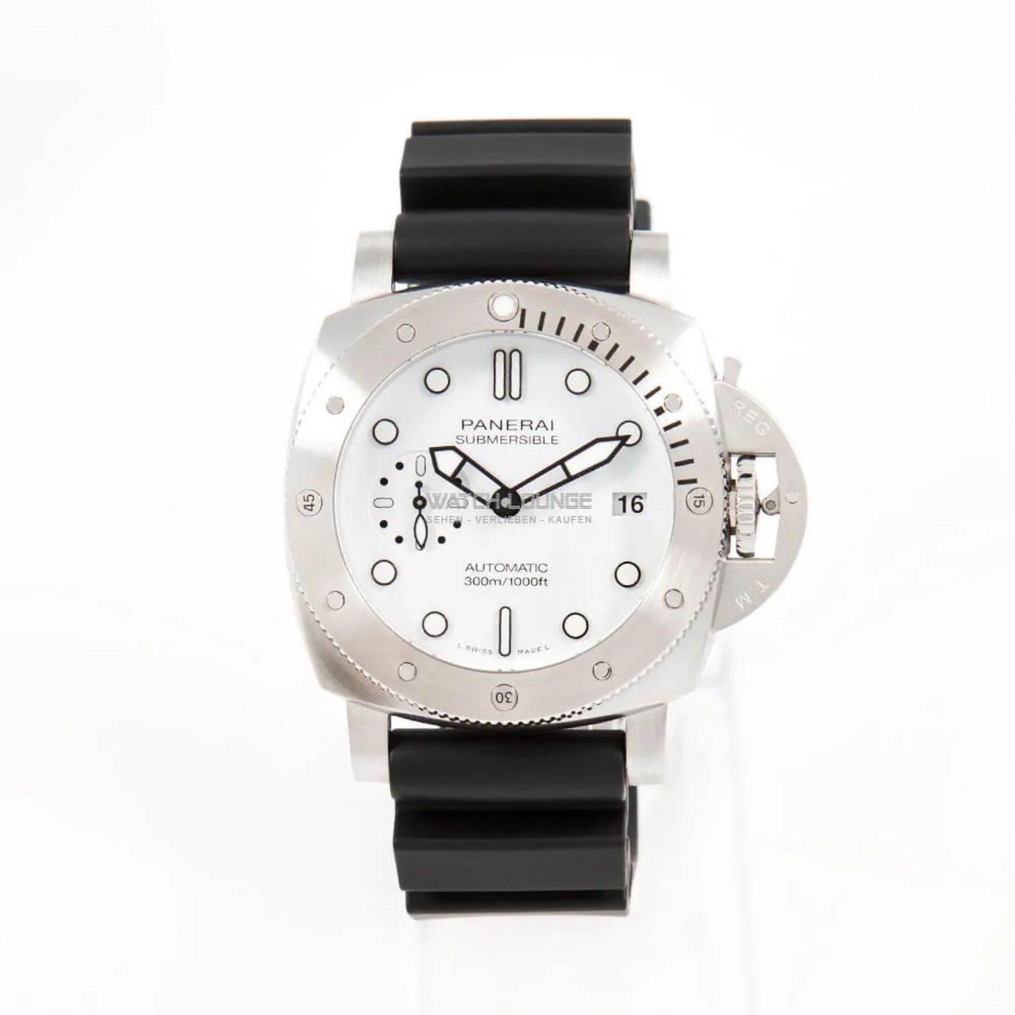 Panerai Luminor Submersible PAM02223 (2022) - White dial 42 mm Steel case (3/8)