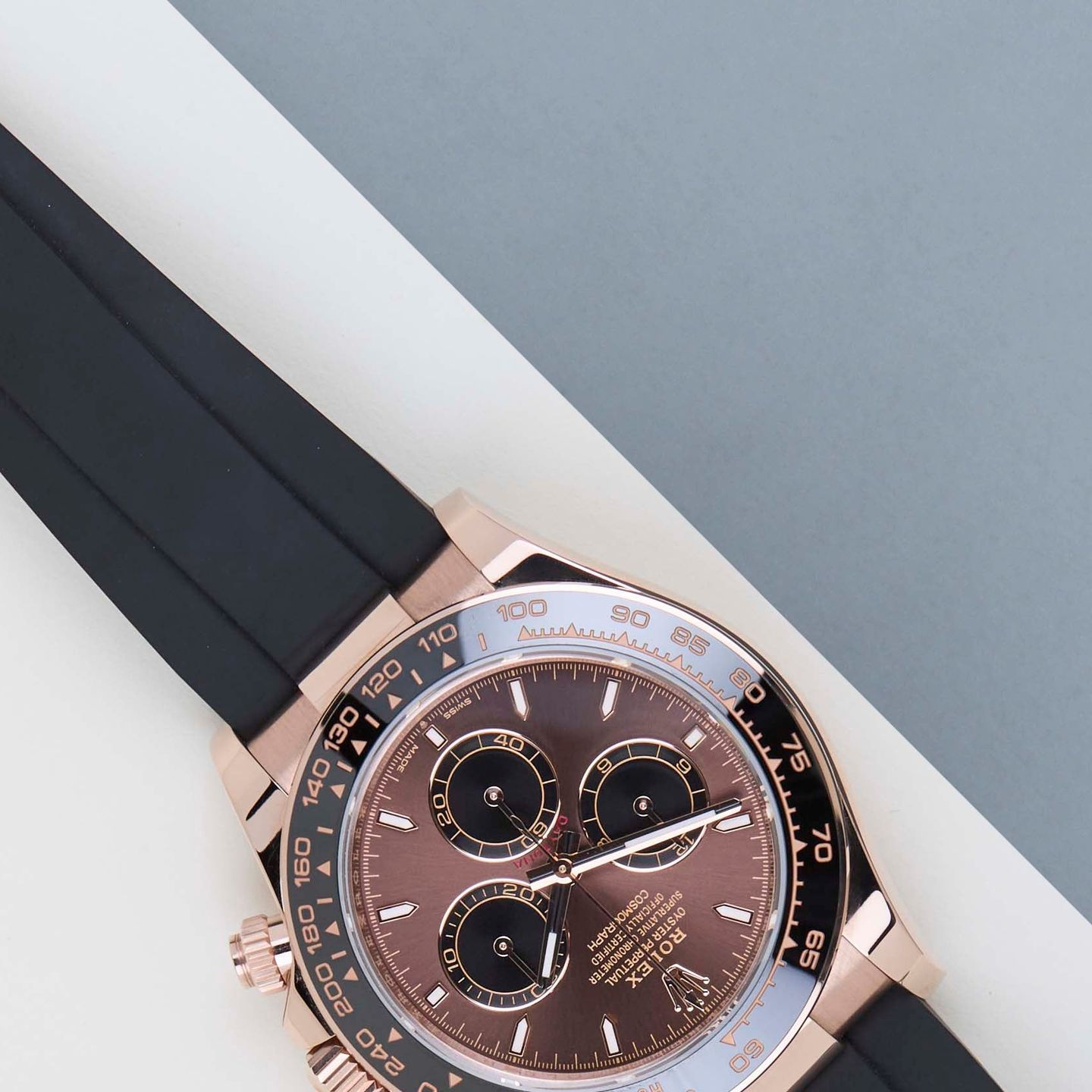 Rolex Daytona 126515LN (2025) - Bruin wijzerplaat 40mm Roségoud (4/8)