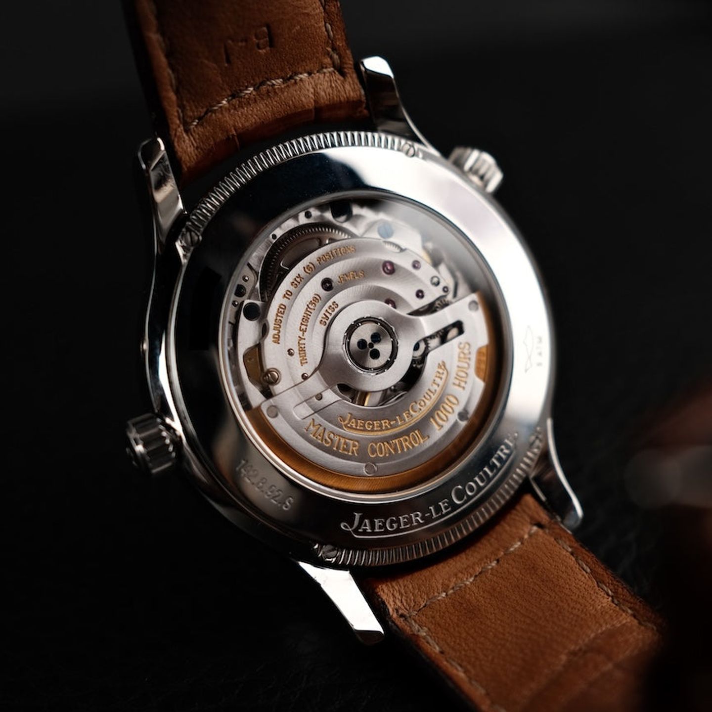 Jaeger-LeCoultre Master Geographic 142892S (2001) - Zwart wijzerplaat 38mm Staal (8/8)