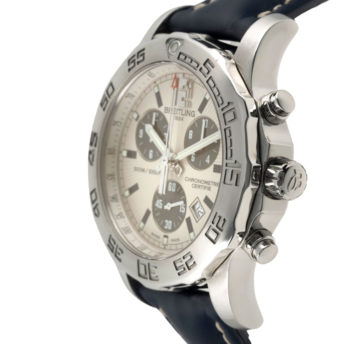 Breitling Colt Chronograph II A73387 (2011) - White dial 44 mm Steel case (6/8)