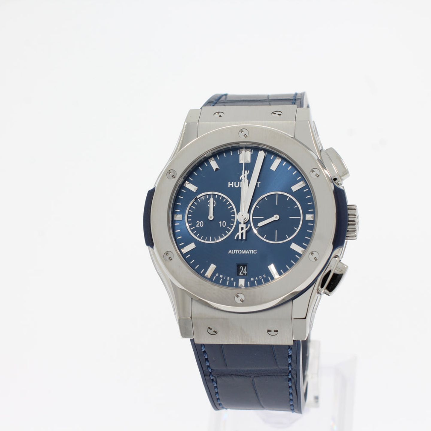 Hublot Classic Fusion Chronograph 541.NX.7170.LR (2025) - Blue dial 42 mm Titanium case (1/4)