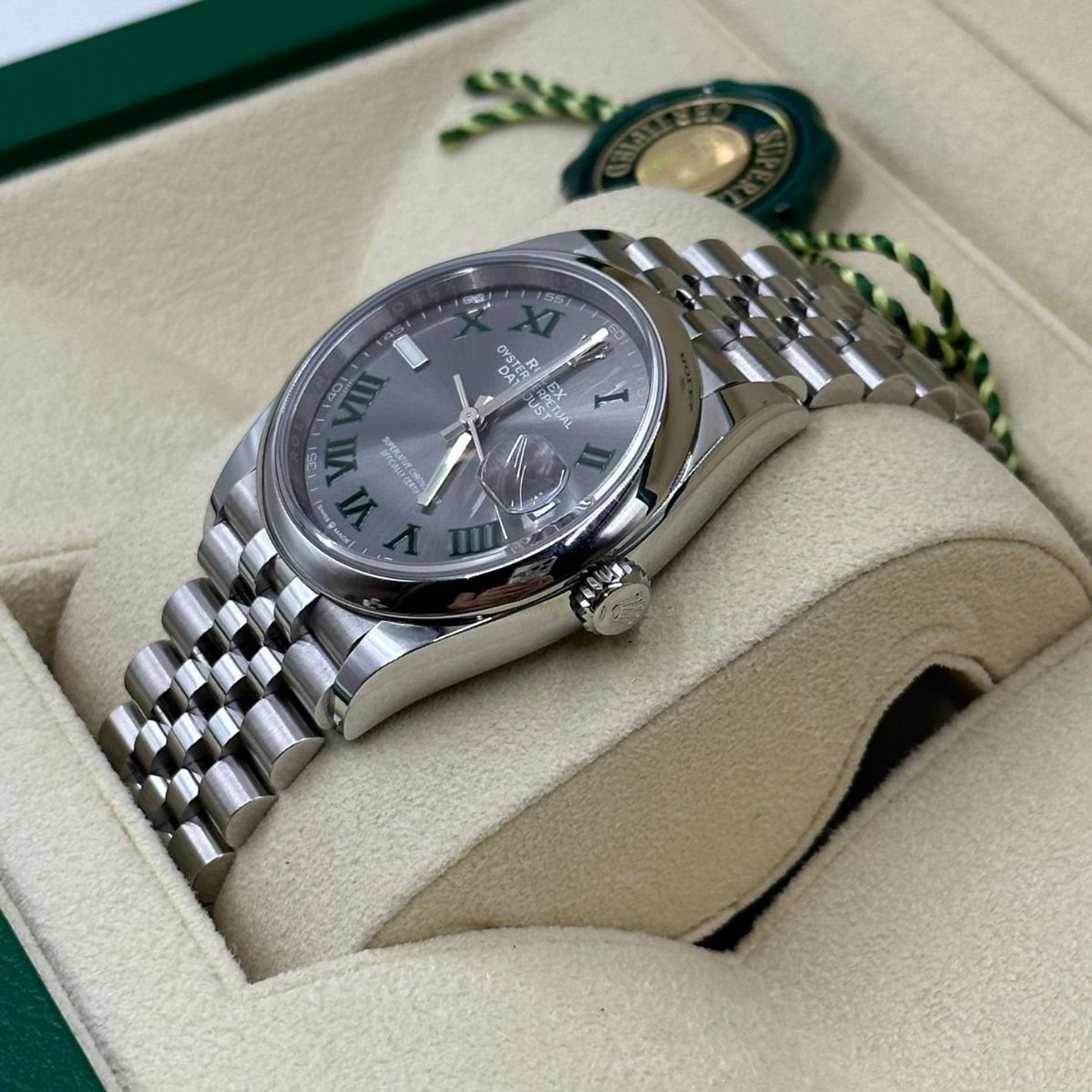 Rolex Datejust 36 126200 (2024) - Grijs wijzerplaat 36mm Staal (6/8)