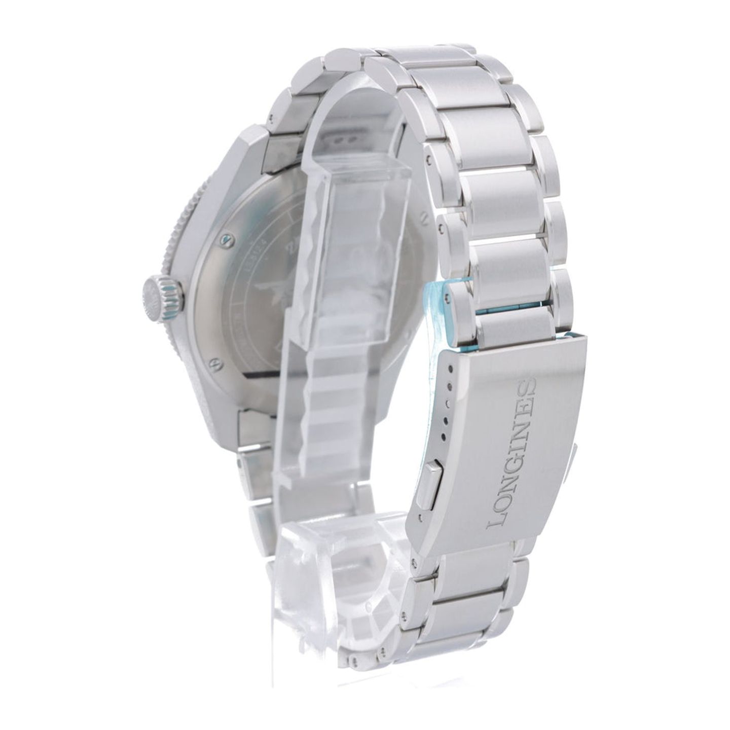 Longines Spirit L3.812.4.63.6 (2026) - Grijs wijzerplaat 42mm Staal (4/7)