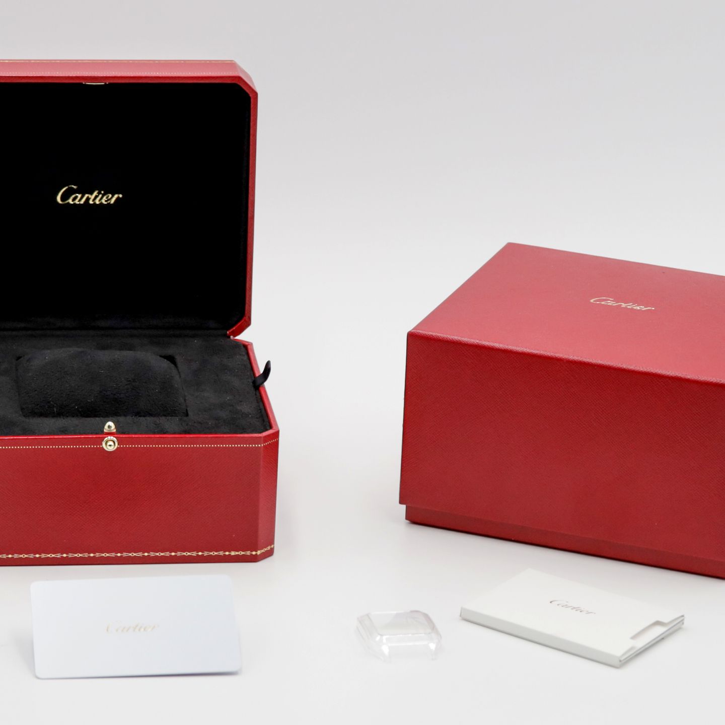 Cartier Santos Dumont WSSA0046 (Unknown (random serial)) - Black dial 44 mm Steel case (8/8)