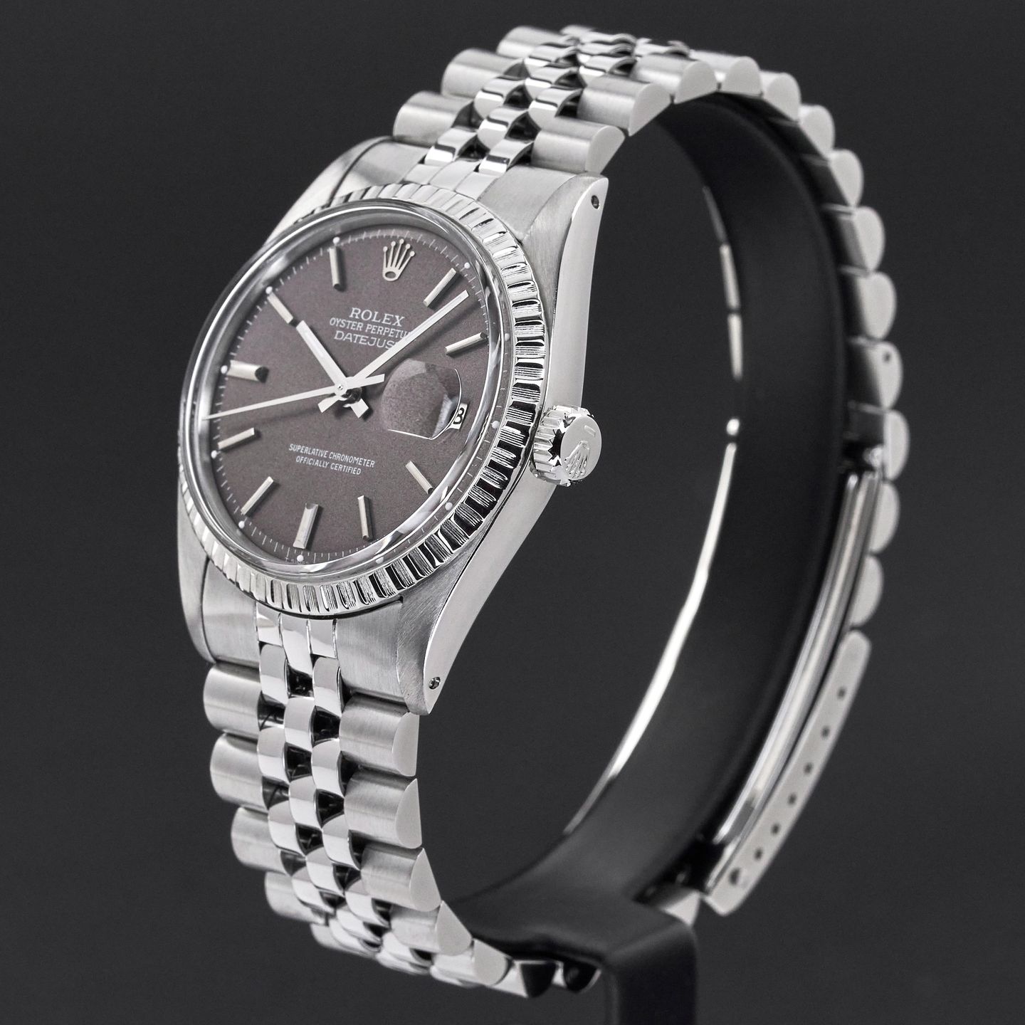 Rolex Datejust 1603 (1974) - Grey dial 36 mm Steel case (4/8)