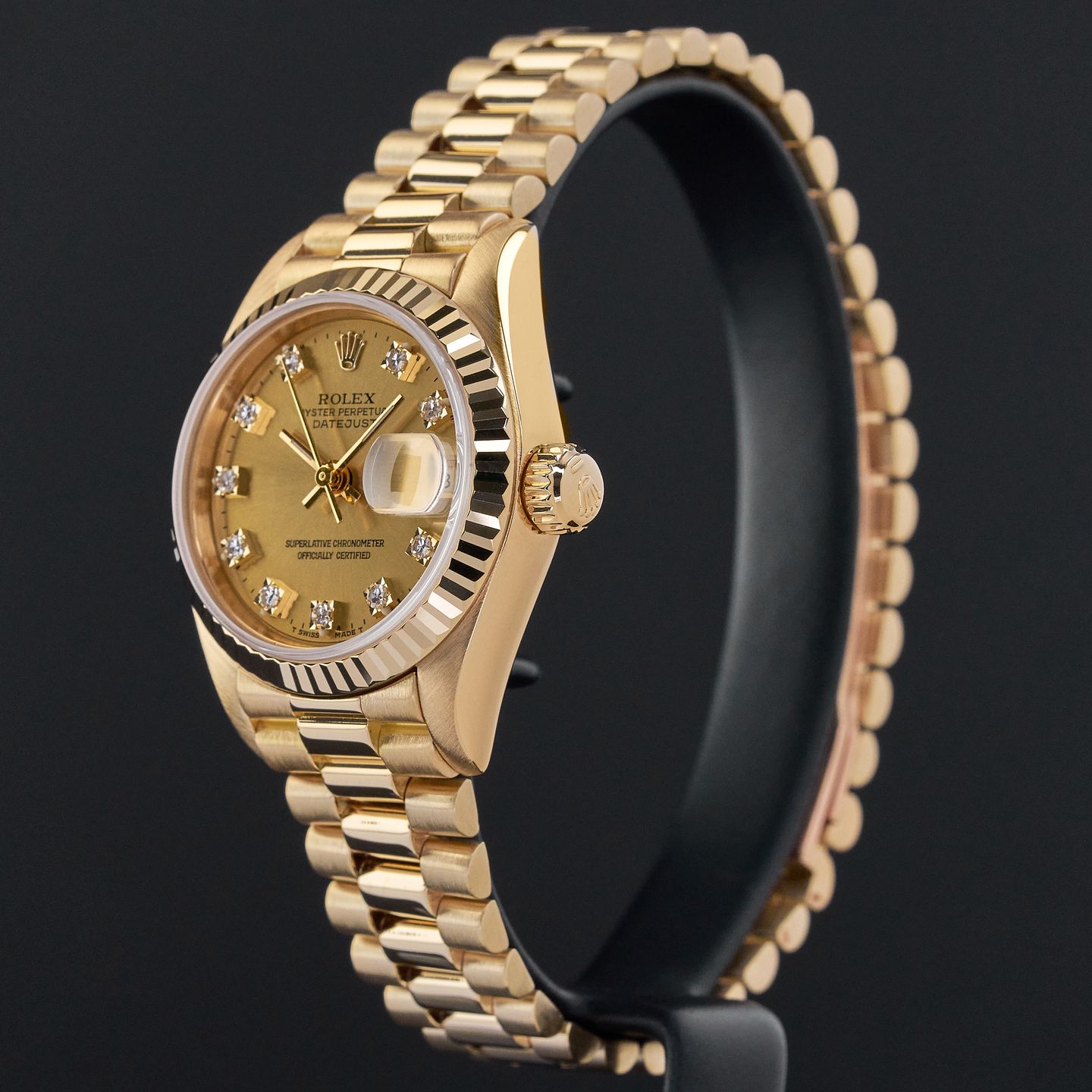Rolex Lady-Datejust 69178 (1988) - 26 mm Yellow Gold case (4/8)