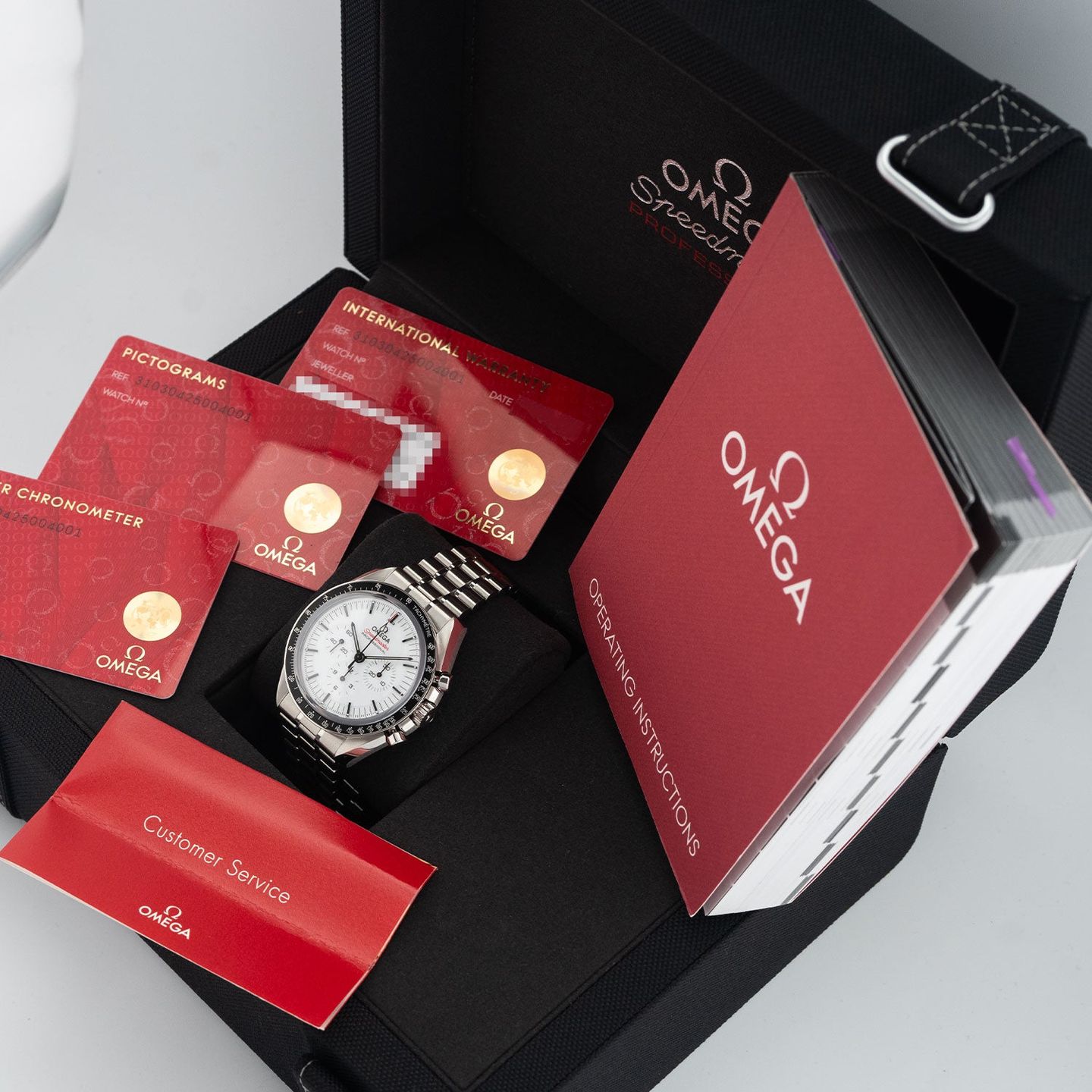 Omega Speedmaster Professional Moonwatch 310.30.42.50.04.001 (2025) - White dial 42 mm Steel case (5/5)