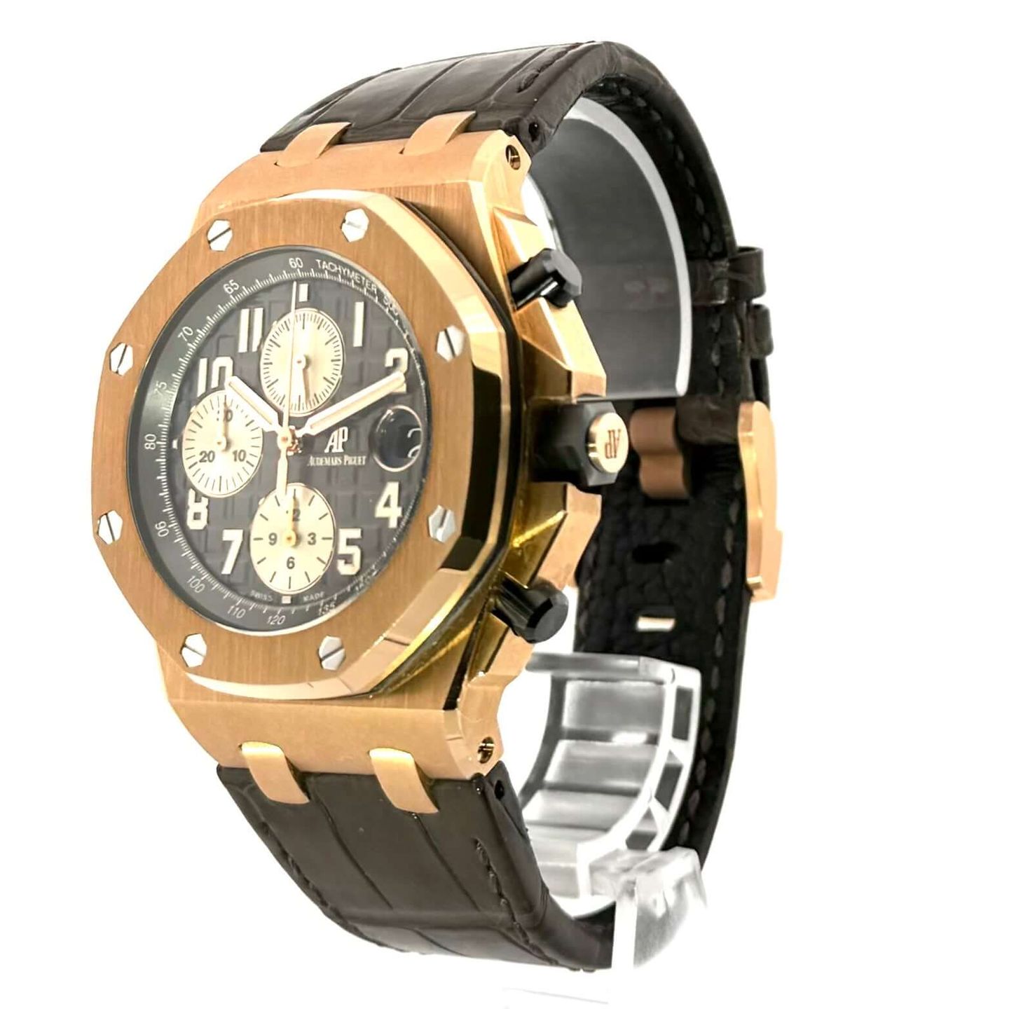 Audemars Piguet Royal Oak Offshore 26470OR.OO.A125CR.01 (2021) - Grey dial 42 mm Rose Gold case (3/8)