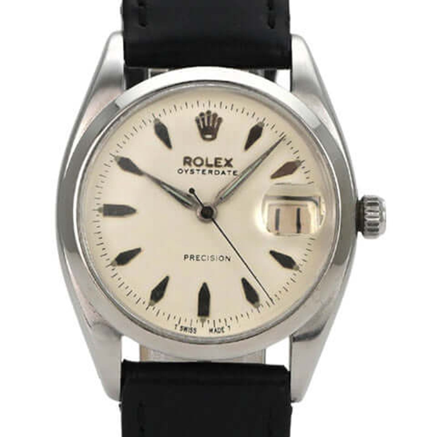 Rolex Oyster Precision 6494 (1958) - 34mm Staal (1/8)