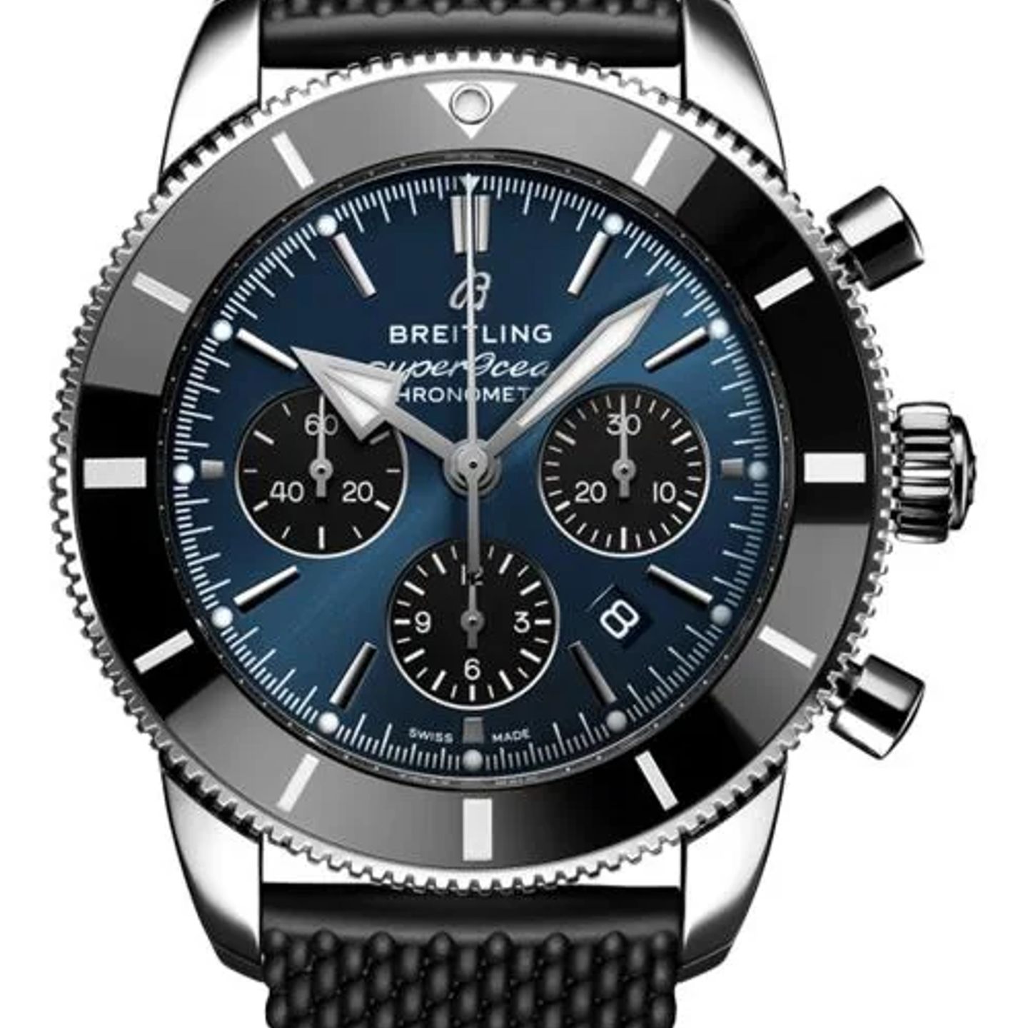 Breitling Superocean Heritage II Chronograph AB0162121C1S1 (2026) - Blauw wijzerplaat 44mm Staal (1/1)