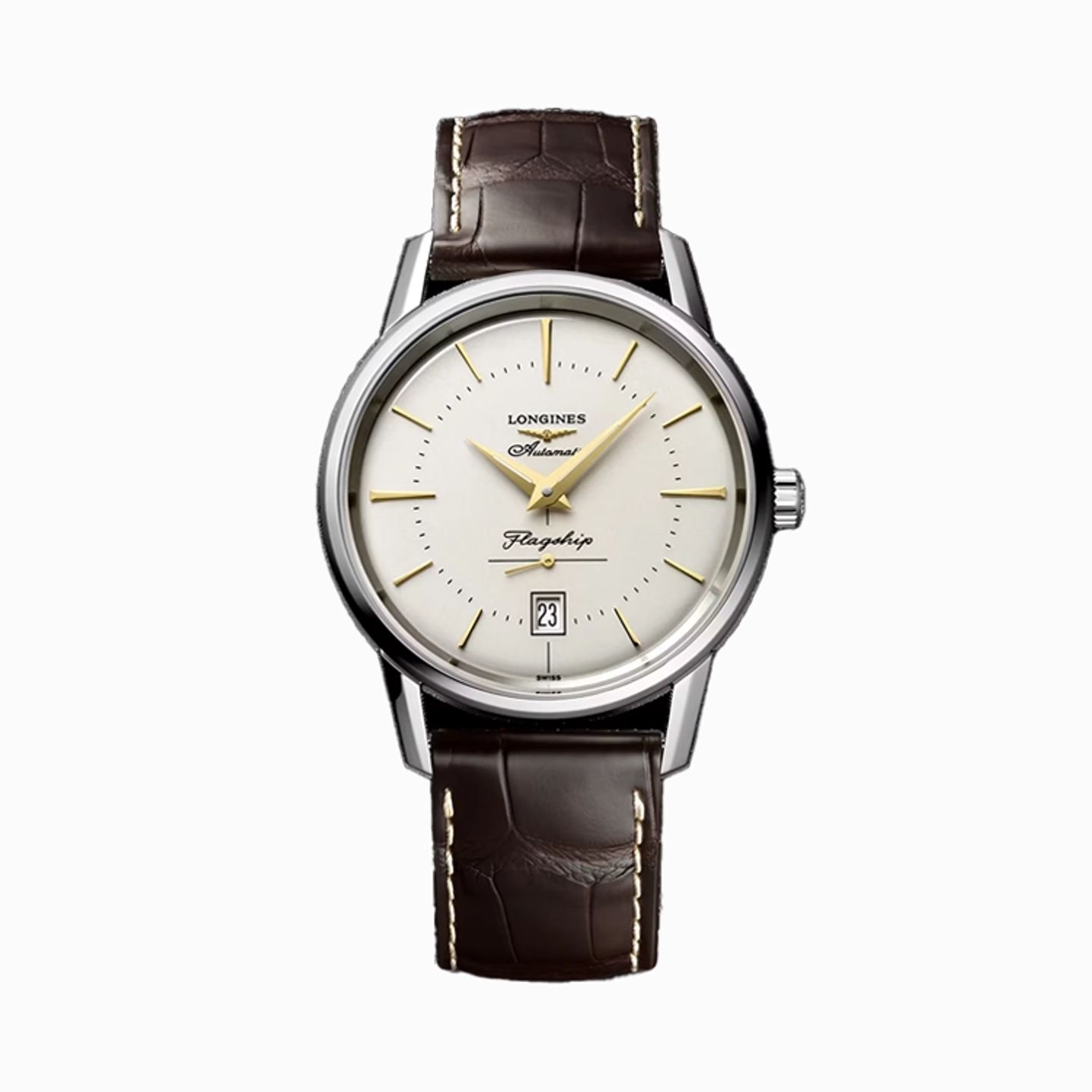 Longines Flagship L4.795.4.78.2 (2026) - Zilver wijzerplaat 39mm Staal (1/1)
