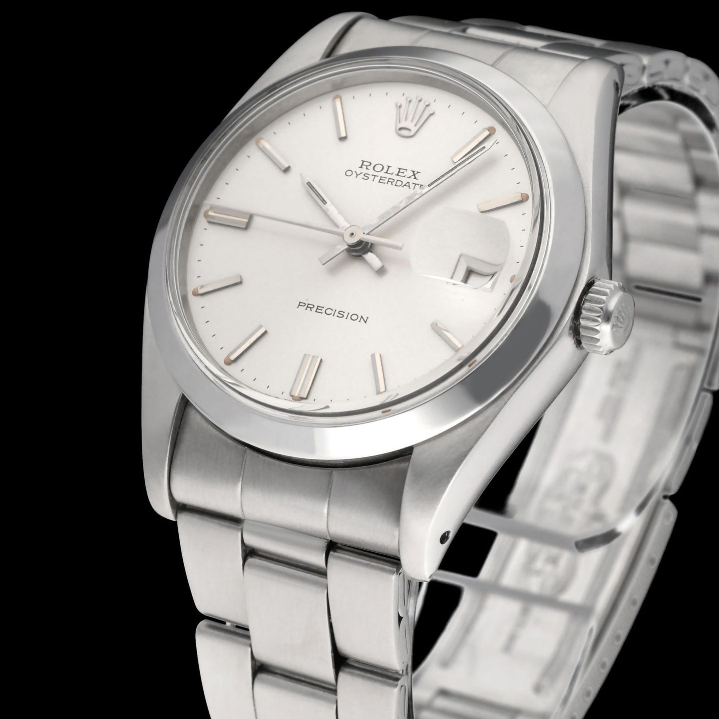 Rolex Oyster Precision 6694 (1978) - Silver dial 34 mm Steel case (6/7)