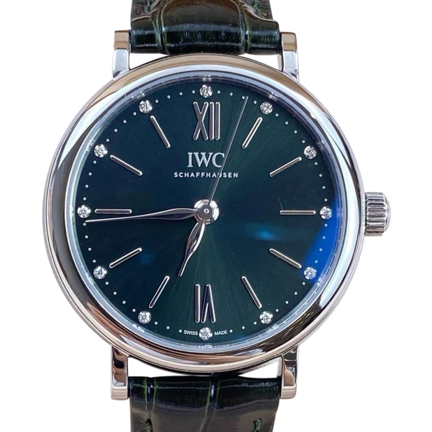 IWC Portofino IW357405 (2024) - Groen wijzerplaat 34mm Staal (2/2)