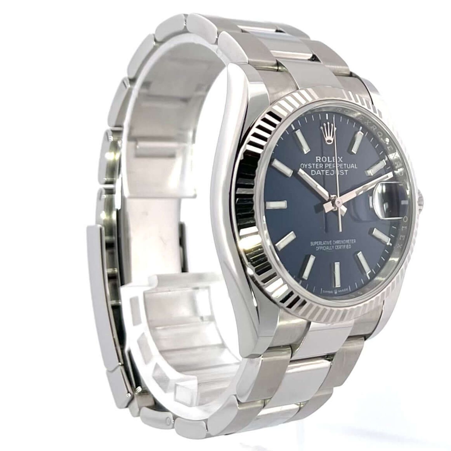 Rolex Datejust 36 126234 (2024) - Blauw wijzerplaat 36mm Staal (3/7)