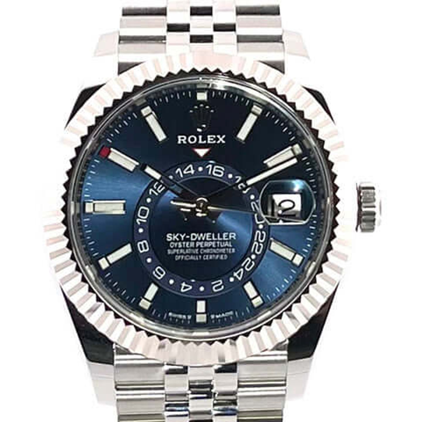 Rolex Sky-Dweller 336934 (2025) - Blauw wijzerplaat 42mm Goud/Staal (1/8)