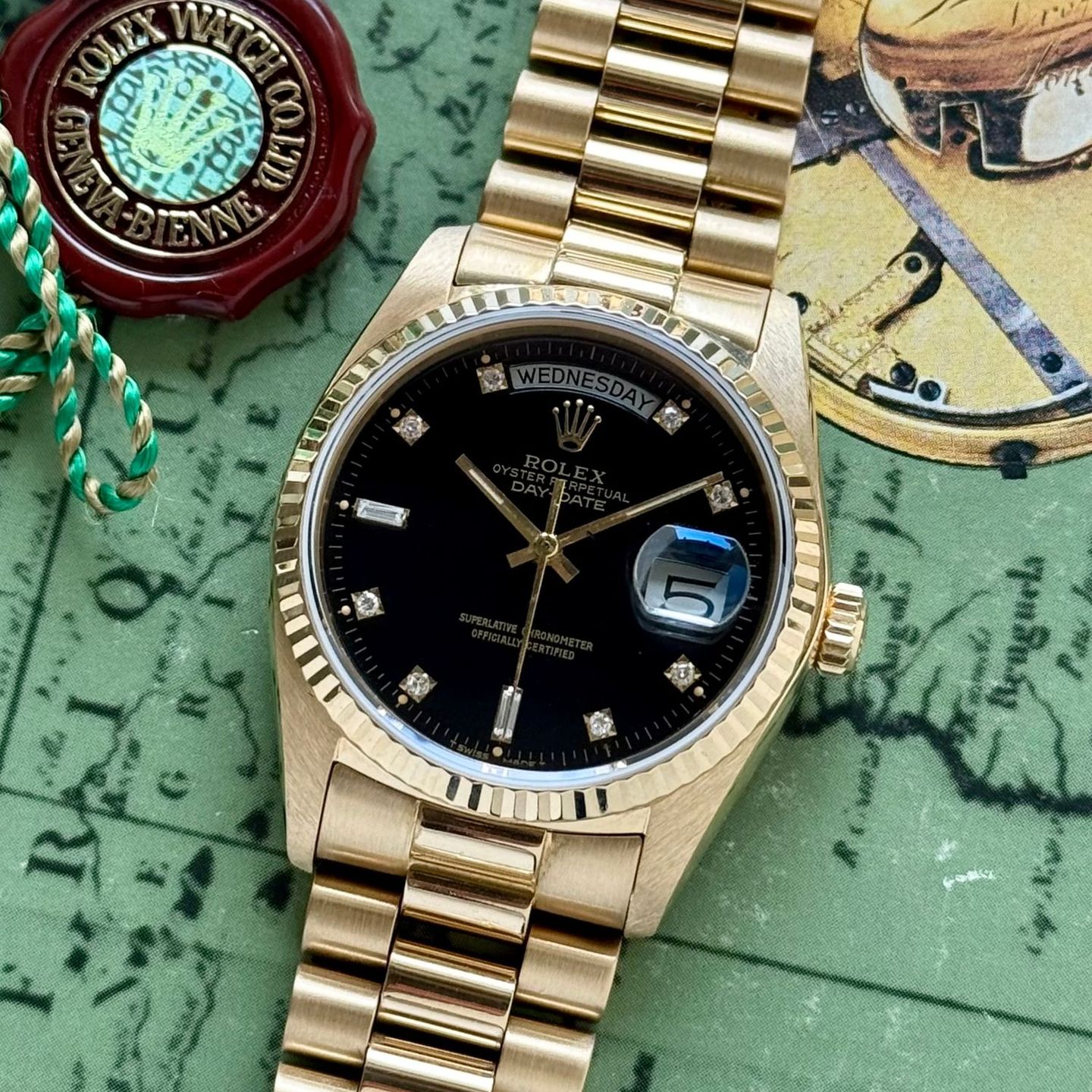 Rolex Day-Date 36 18038 (1978) - 36 mm Yellow Gold case (1/8)