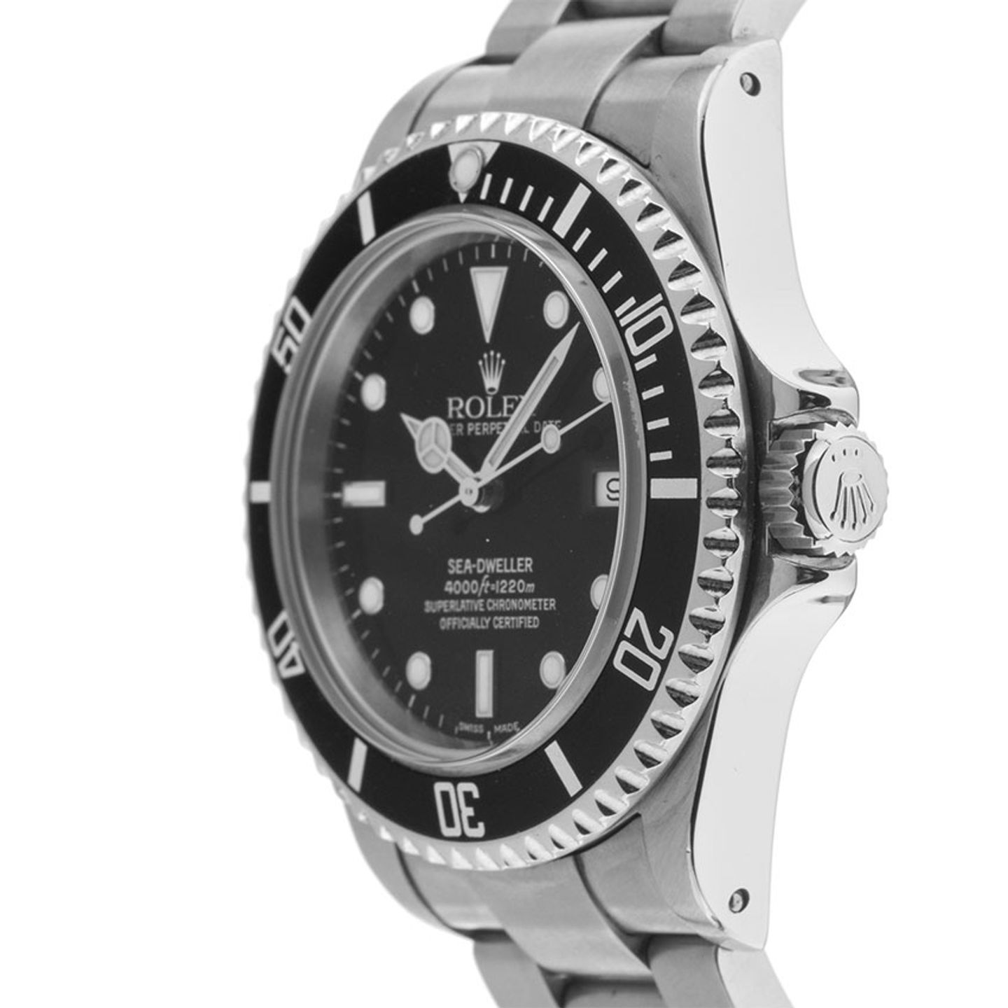 Rolex Sea-Dweller 4000 16600 (2002) - Black dial 40 mm Steel case (4/8)